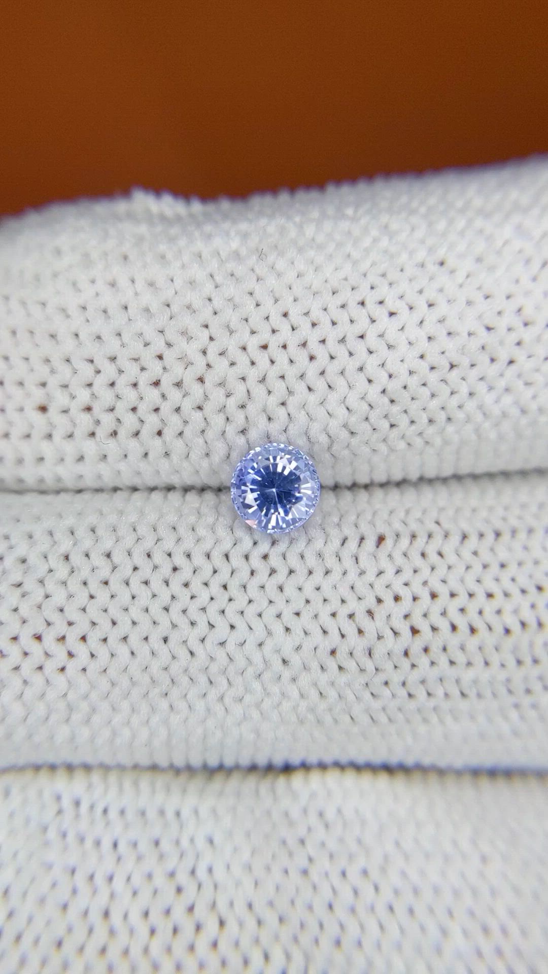 0.60 Ct. Blue Sapphire from Ceylon (Sri Lanka) Size Video
