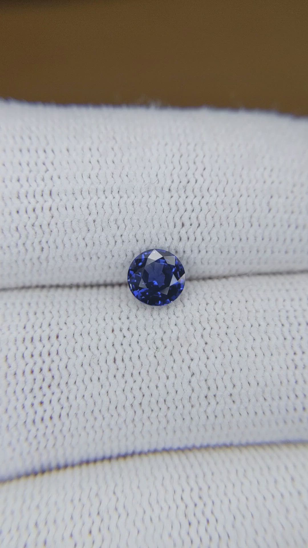 0.83 Ct. Blue Sapphire from Thailand Size Video