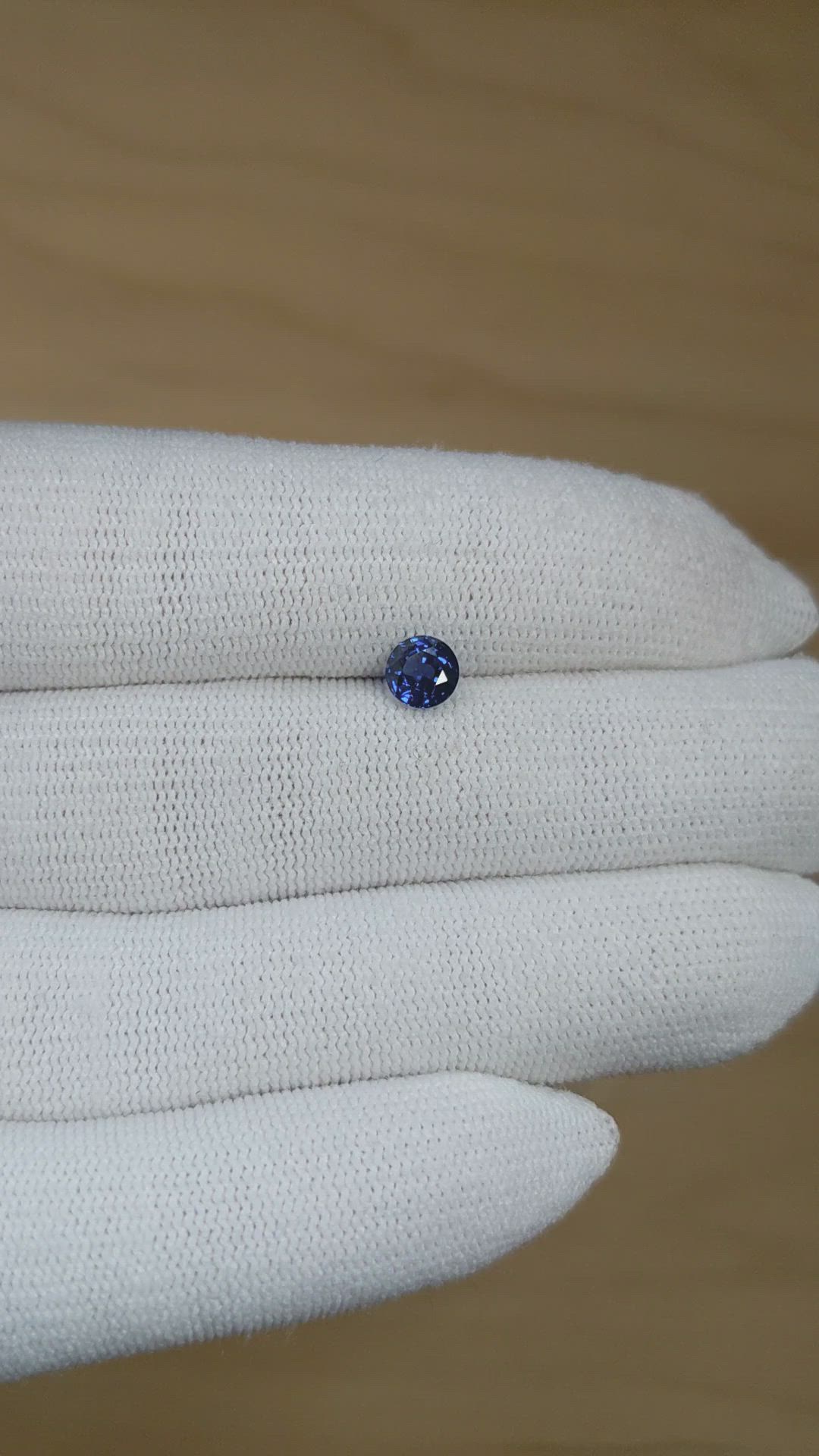 0.83 Ct. Blue Sapphire from Thailand Size Video