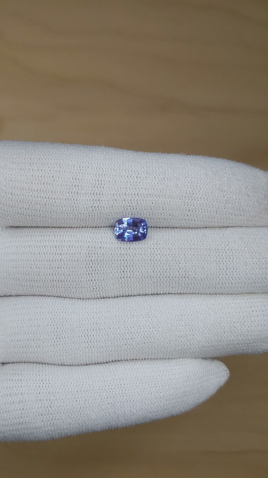 1.45 Ct. Blue Sapphire from Ceylon (Sri Lanka) Size Video