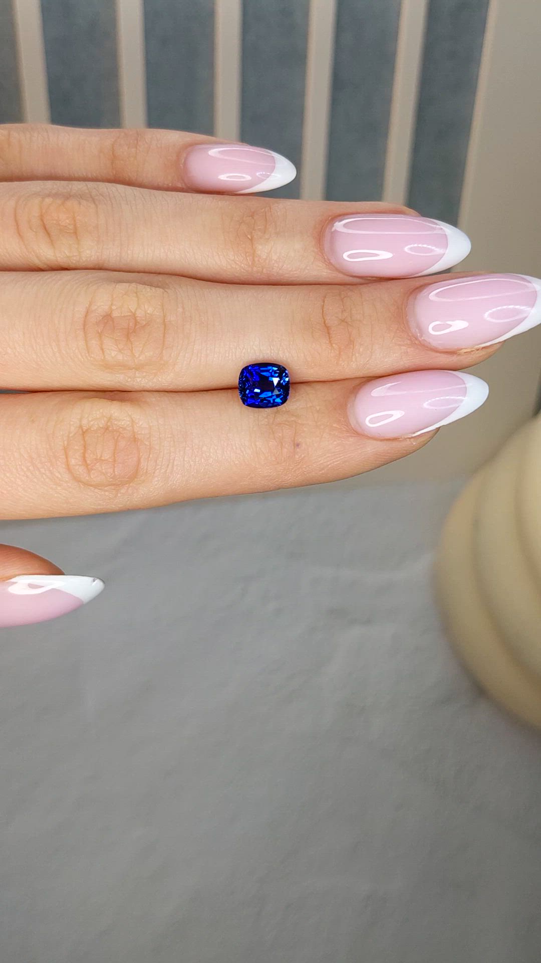 2.44 Ct. Blue Sapphire from Ceylon (Sri Lanka) Size Video