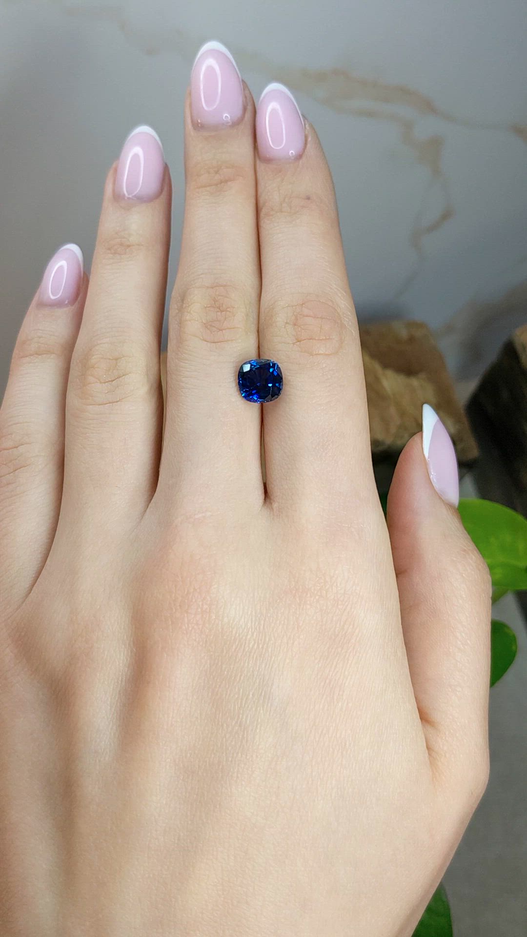 3.28 Ct. Blue Sapphire from Ethiopia Size Video