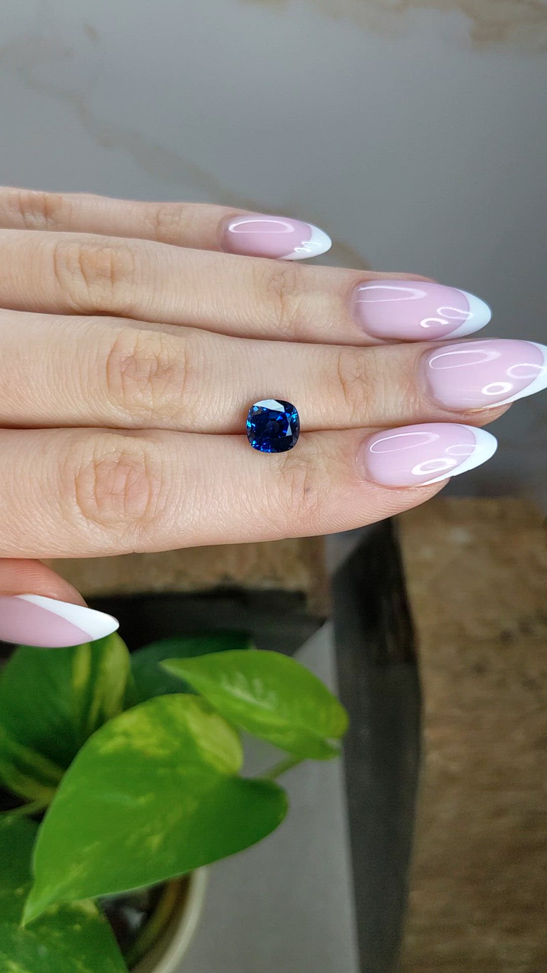 3.28 Ct. Blue Sapphire from Ethiopia Size Video