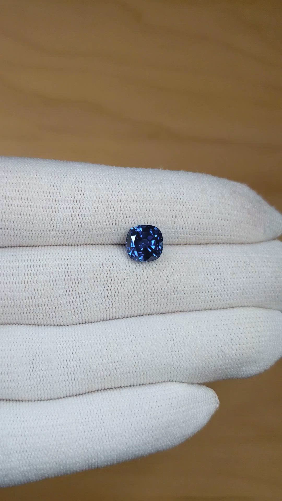 3.28 Ct. Blue Sapphire from Ethiopia Size Video