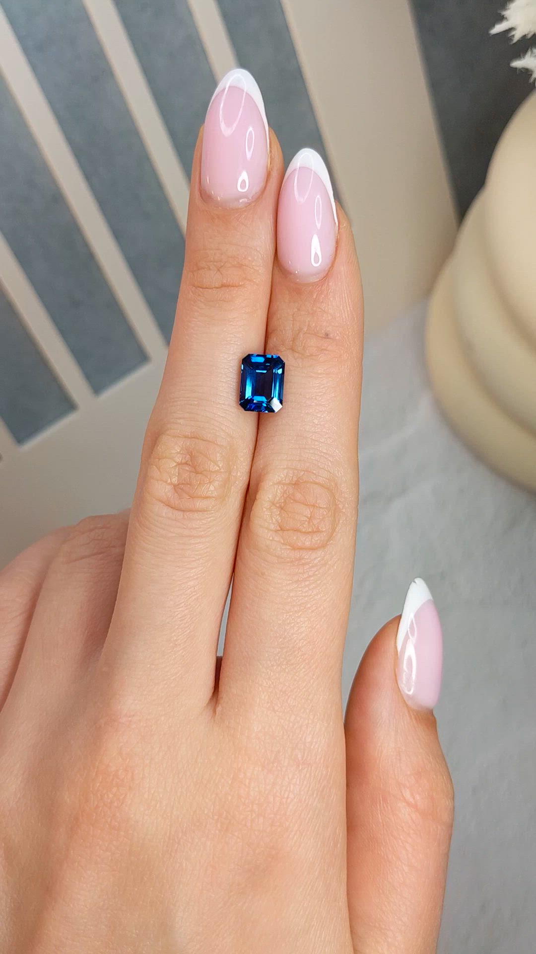 2.64 Ct. Blue Sapphire from Ethiopia Size Video