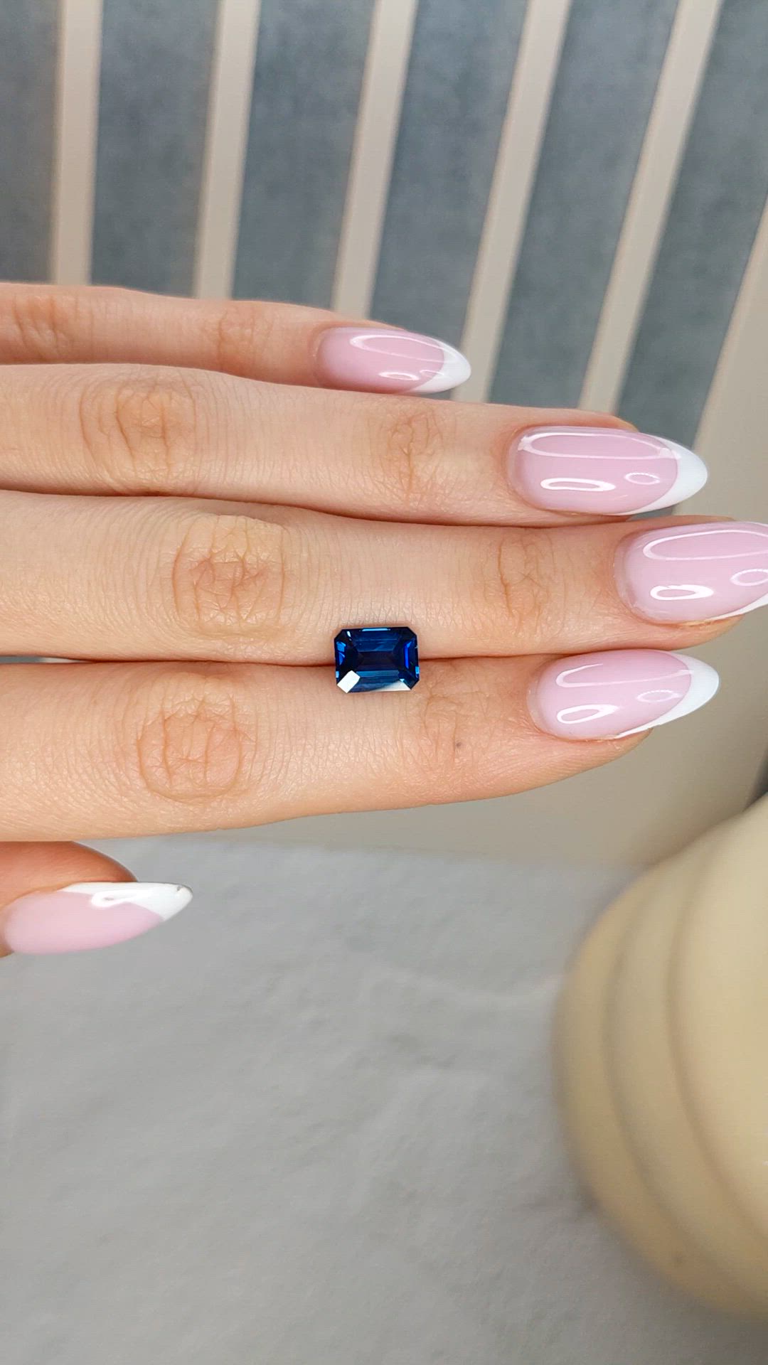 2.64 Ct. Blue Sapphire from Ethiopia Size Video