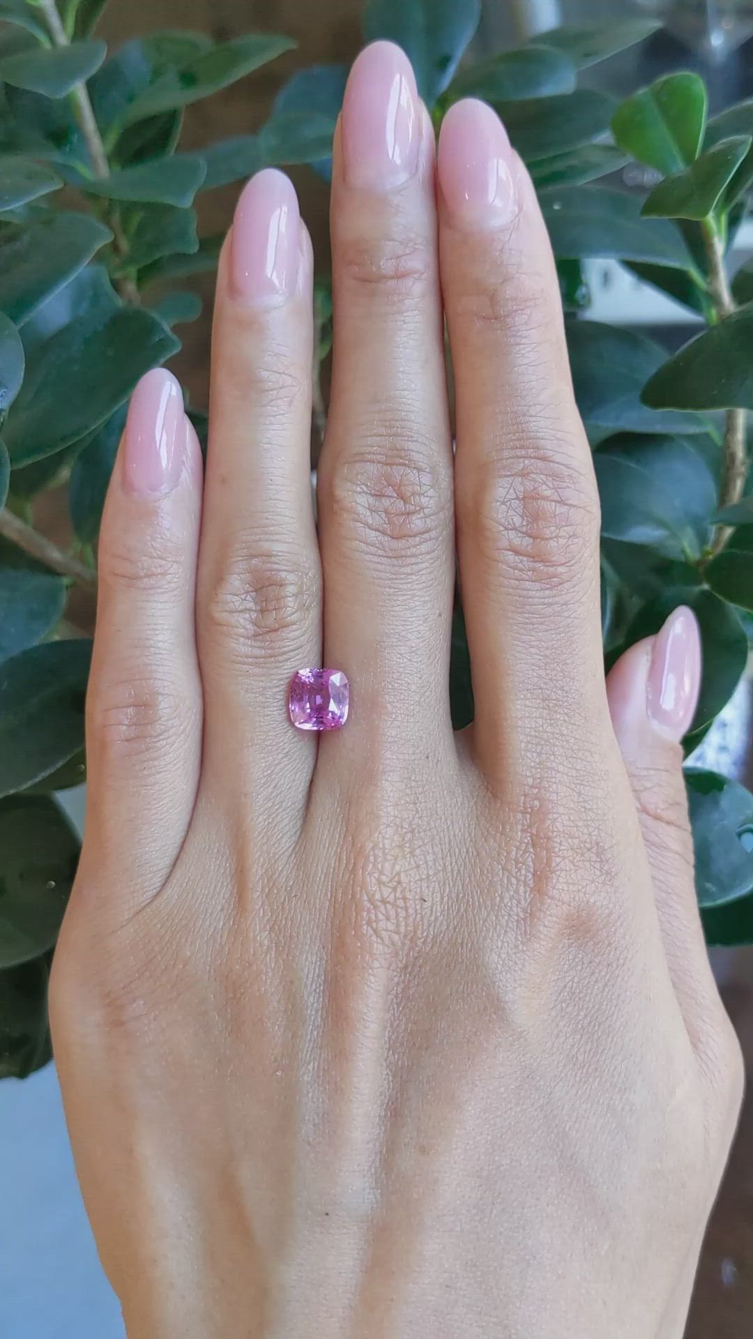 2.51 Ct. Pink Sapphire from Madagascar Size Video