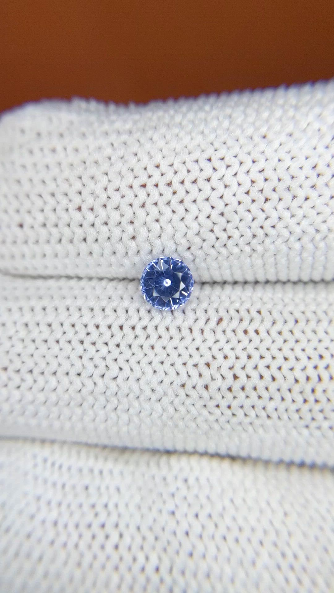 0.53 Ct. Blue Sapphire from Ceylon (Sri Lanka) Size Video