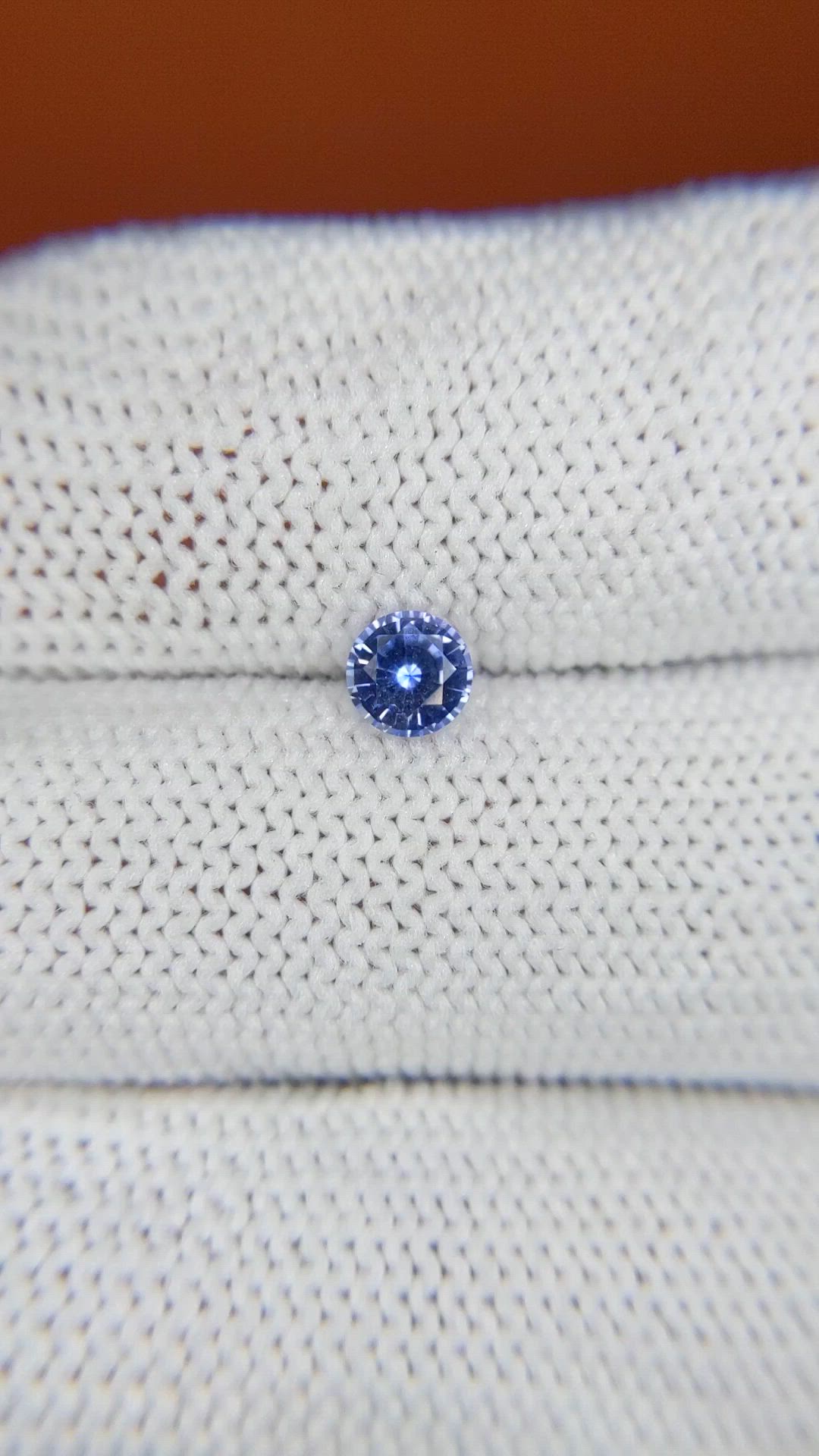 0.43 Ct. Blue Sapphire from Ceylon (Sri Lanka) Size Video