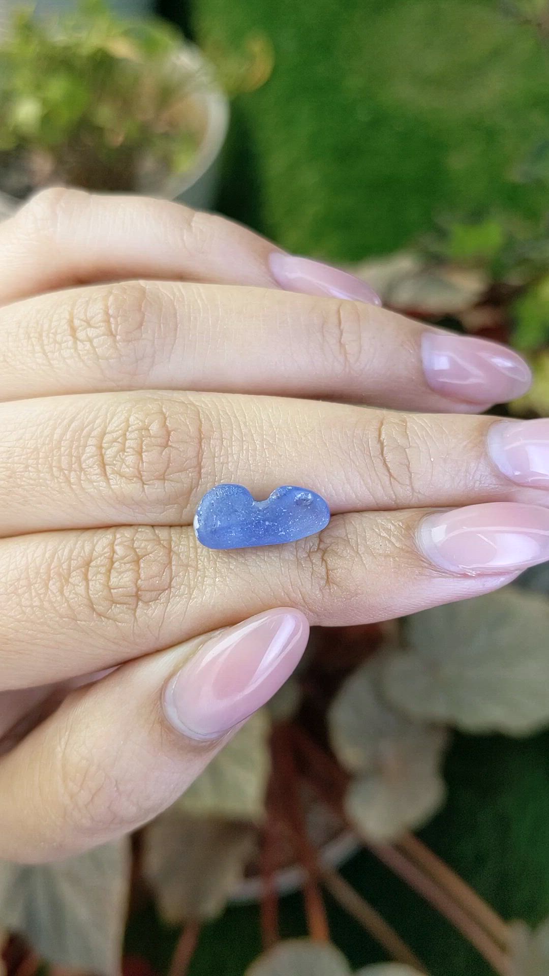7.01 Ct. Blue Sapphire from Ceylon (Sri Lanka) Size Video