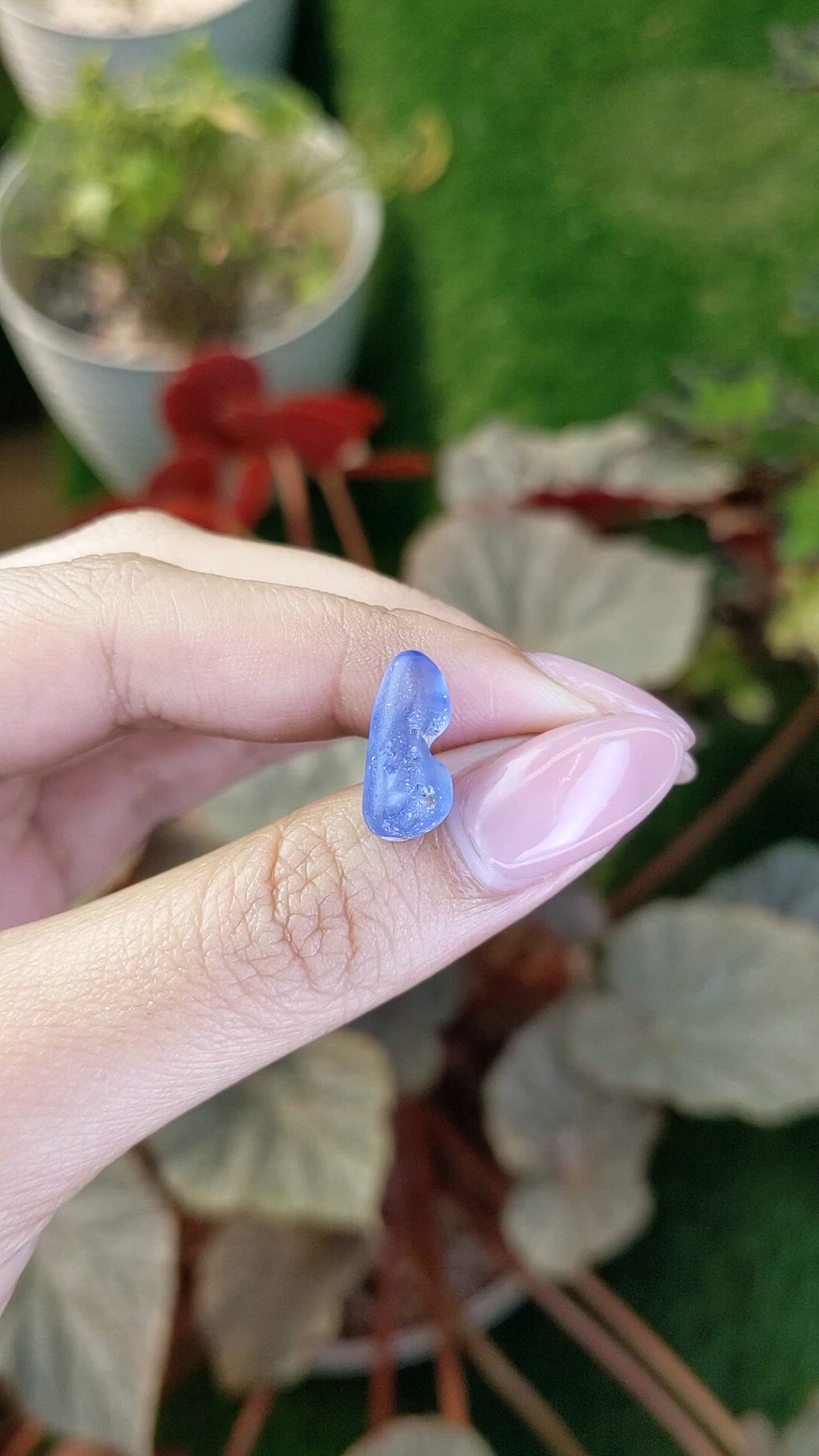 7.01 Ct. Blue Sapphire from Ceylon (Sri Lanka) Size Video