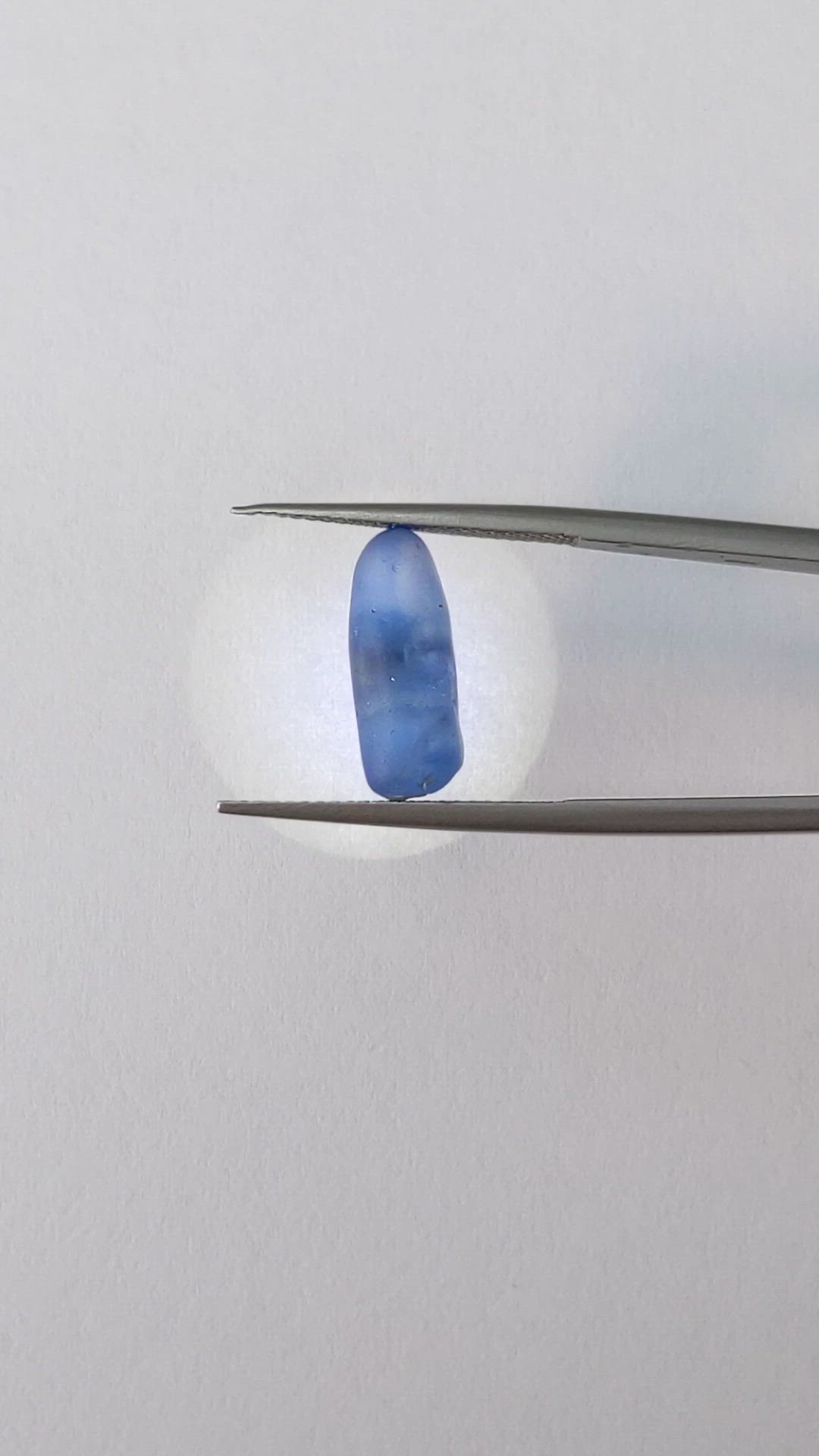 7.01 Ct. Blue Sapphire from Ceylon (Sri Lanka) Size Video