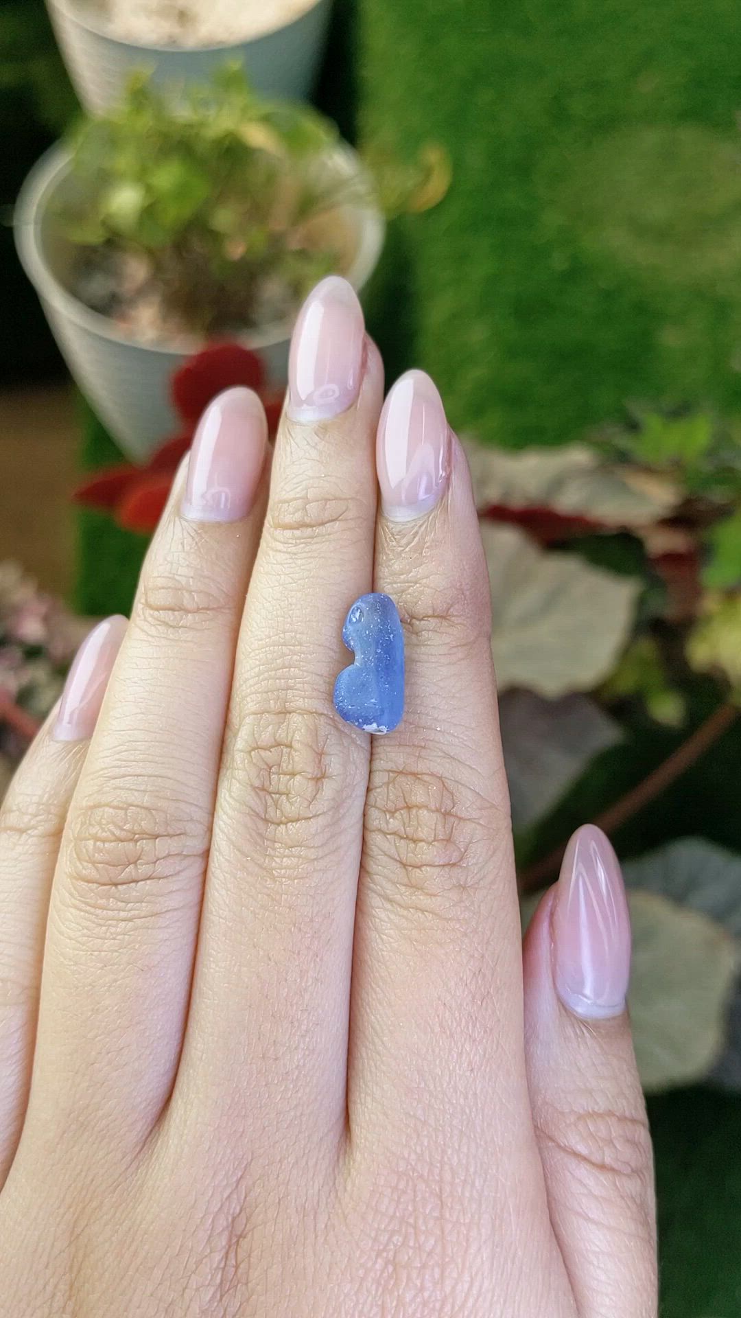 7.01 Ct. Blue Sapphire from Ceylon (Sri Lanka) Size Video