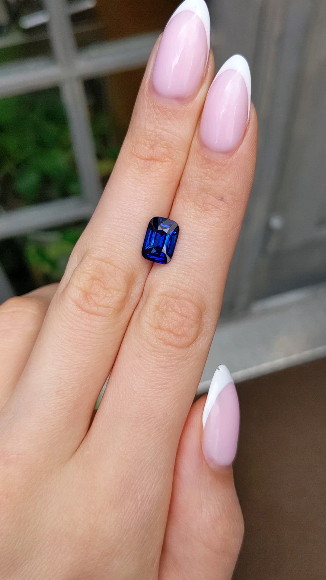3.52 Ct. Blue Sapphire from Ceylon (Sri Lanka) Size Video