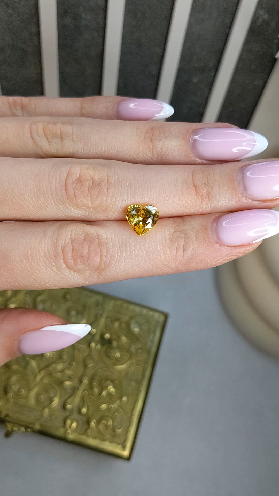 3.73 Ct. Yellow Sapphire from Ceylon (Sri Lanka) Size Video