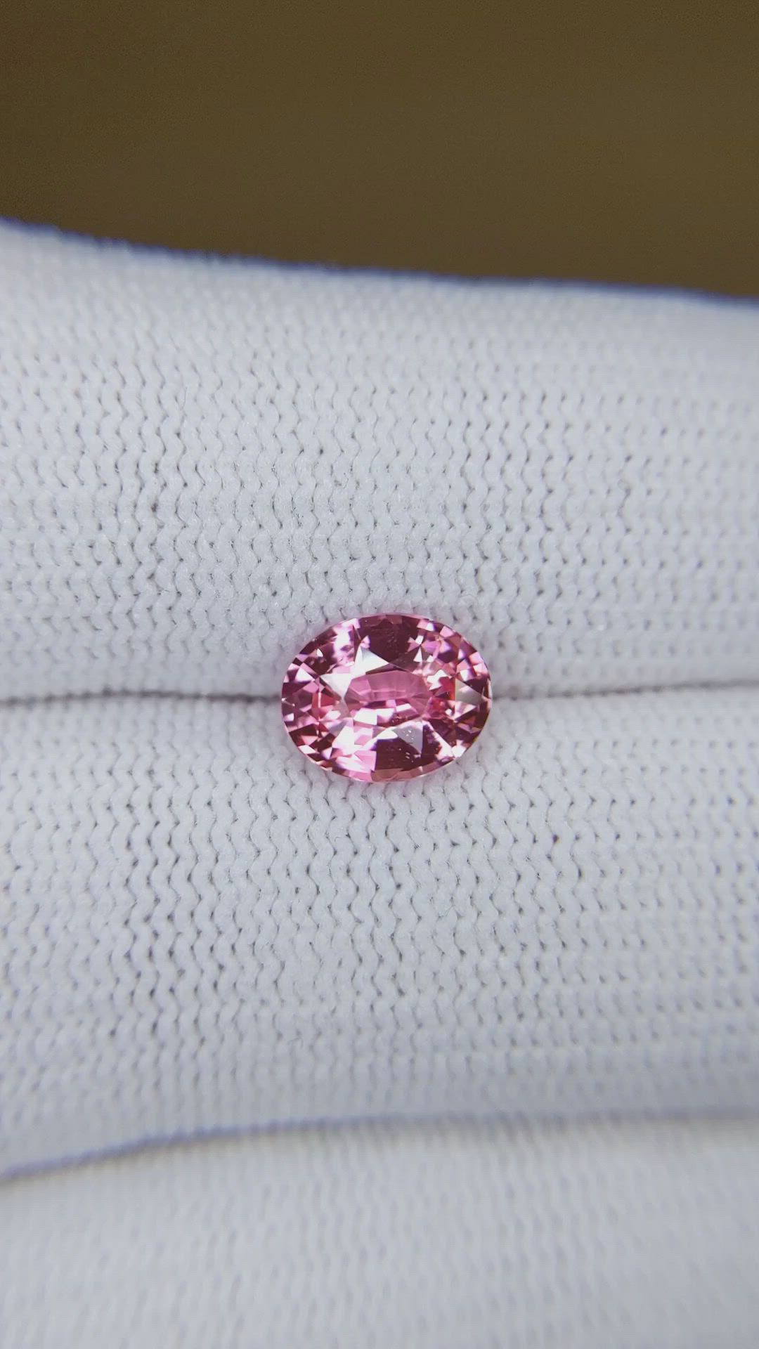 2.01 Ct. Pink Sapphire from Ceylon (Sri Lanka) Size Video