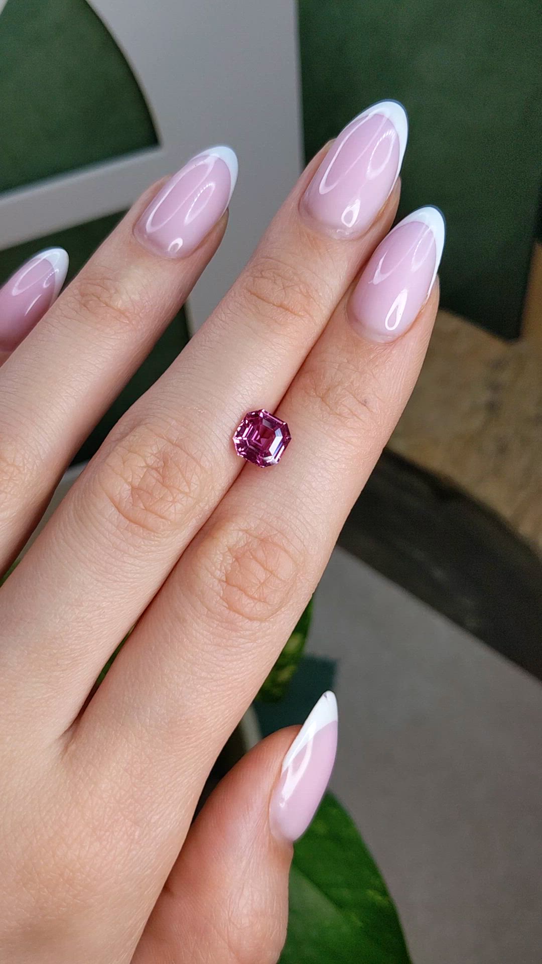 2.05 Ct. Pink Sapphire from Ceylon (Sri Lanka) Size Video