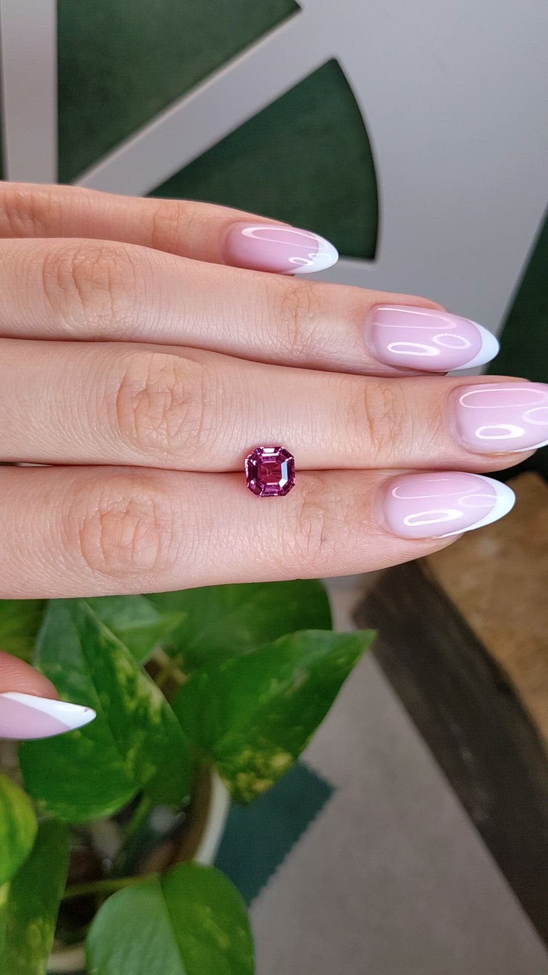 2.05 Ct. Pink Sapphire from Ceylon (Sri Lanka) Size Video