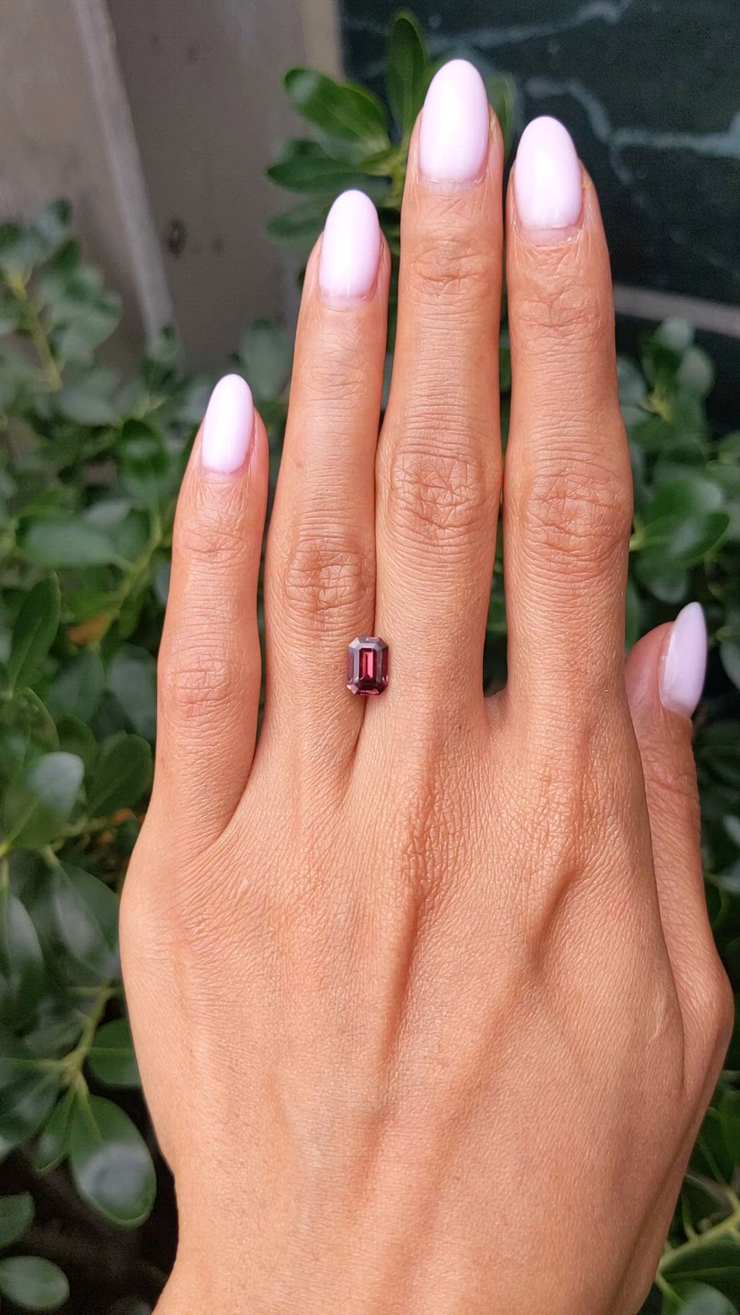 2.01 Ct. Pinkish Brown Sapphire from Ceylon (Sri Lanka) Size Video