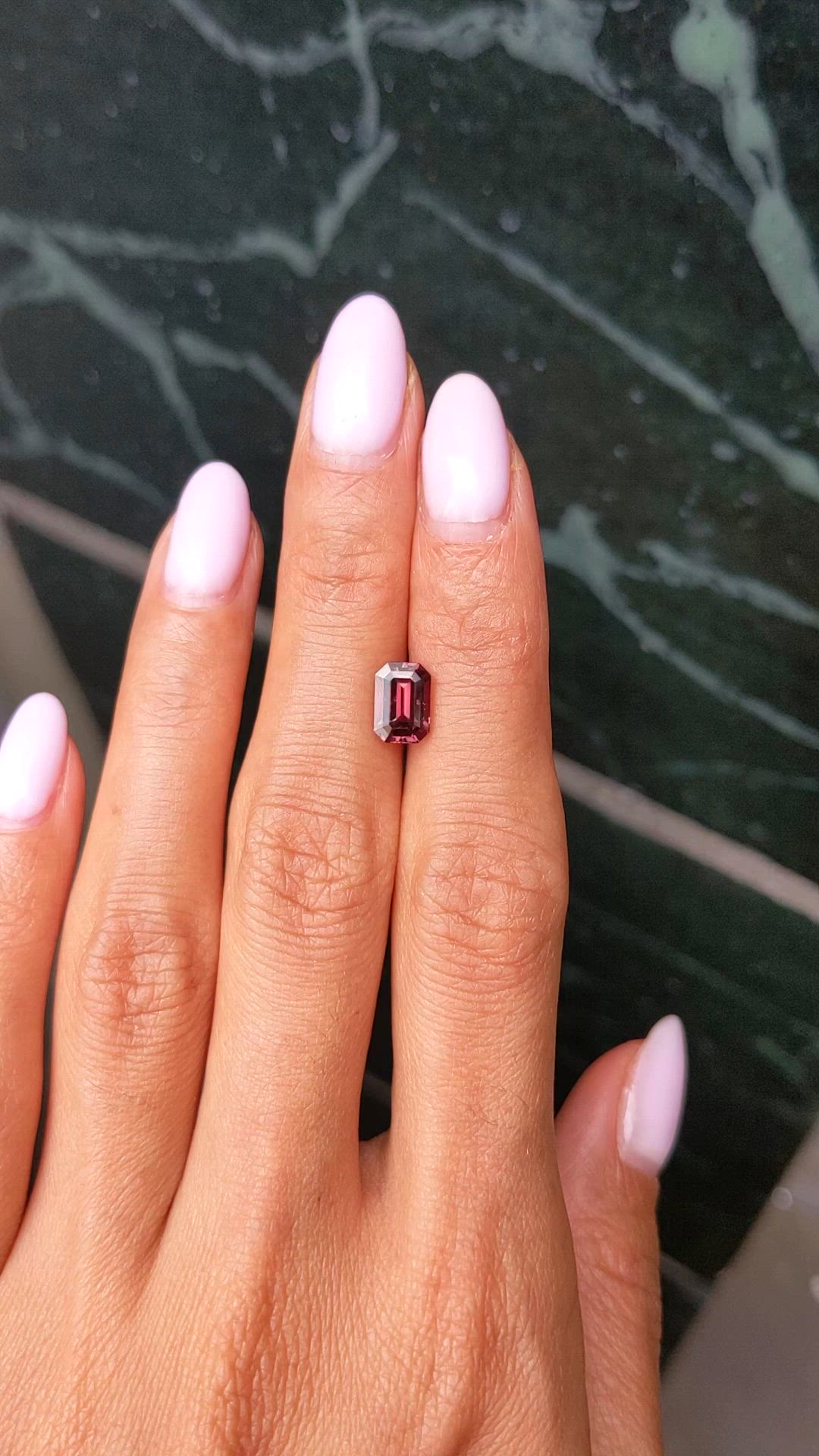2.01 Ct. Pinkish Brown Sapphire from Ceylon (Sri Lanka) Size Video