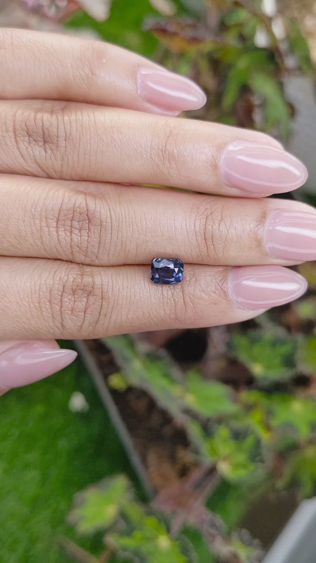 1.92 Ct. Blue Sapphire from Ceylon (Sri Lanka) Size Video