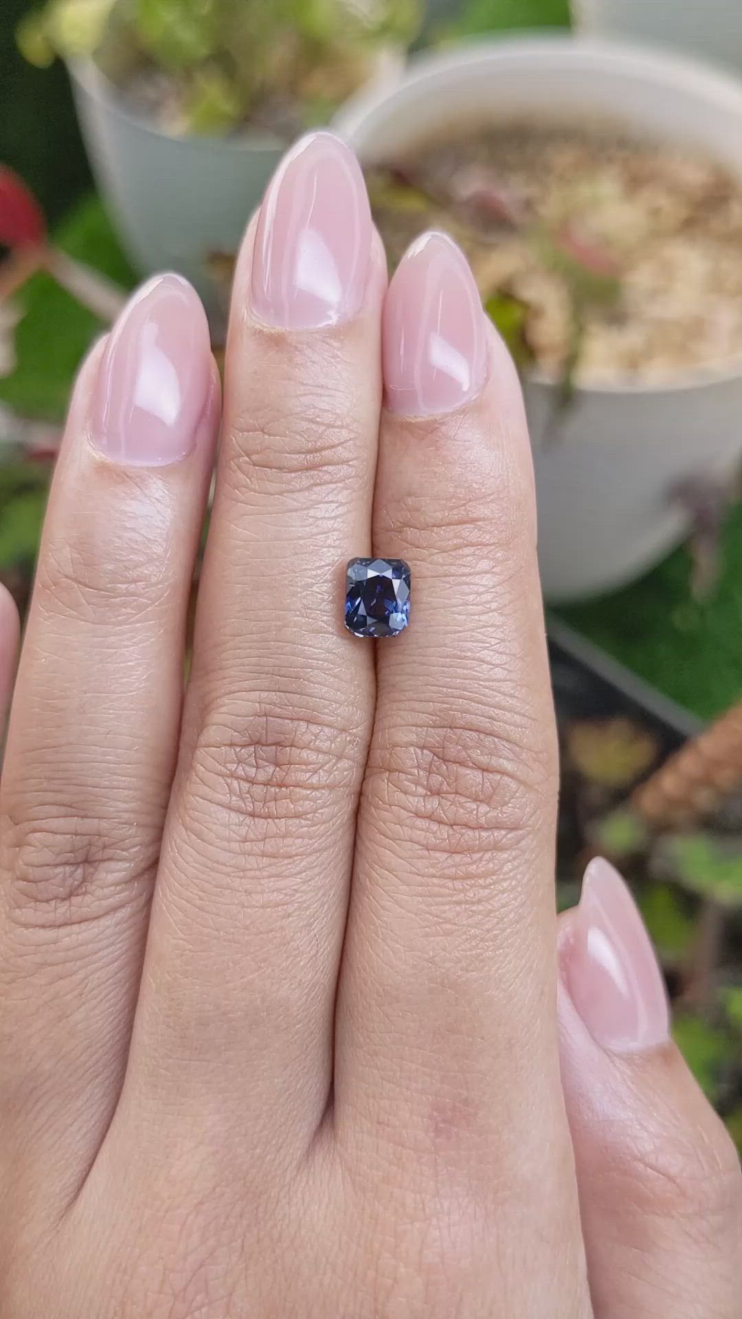 1.92 Ct. Blue Sapphire from Ceylon (Sri Lanka) Size Video