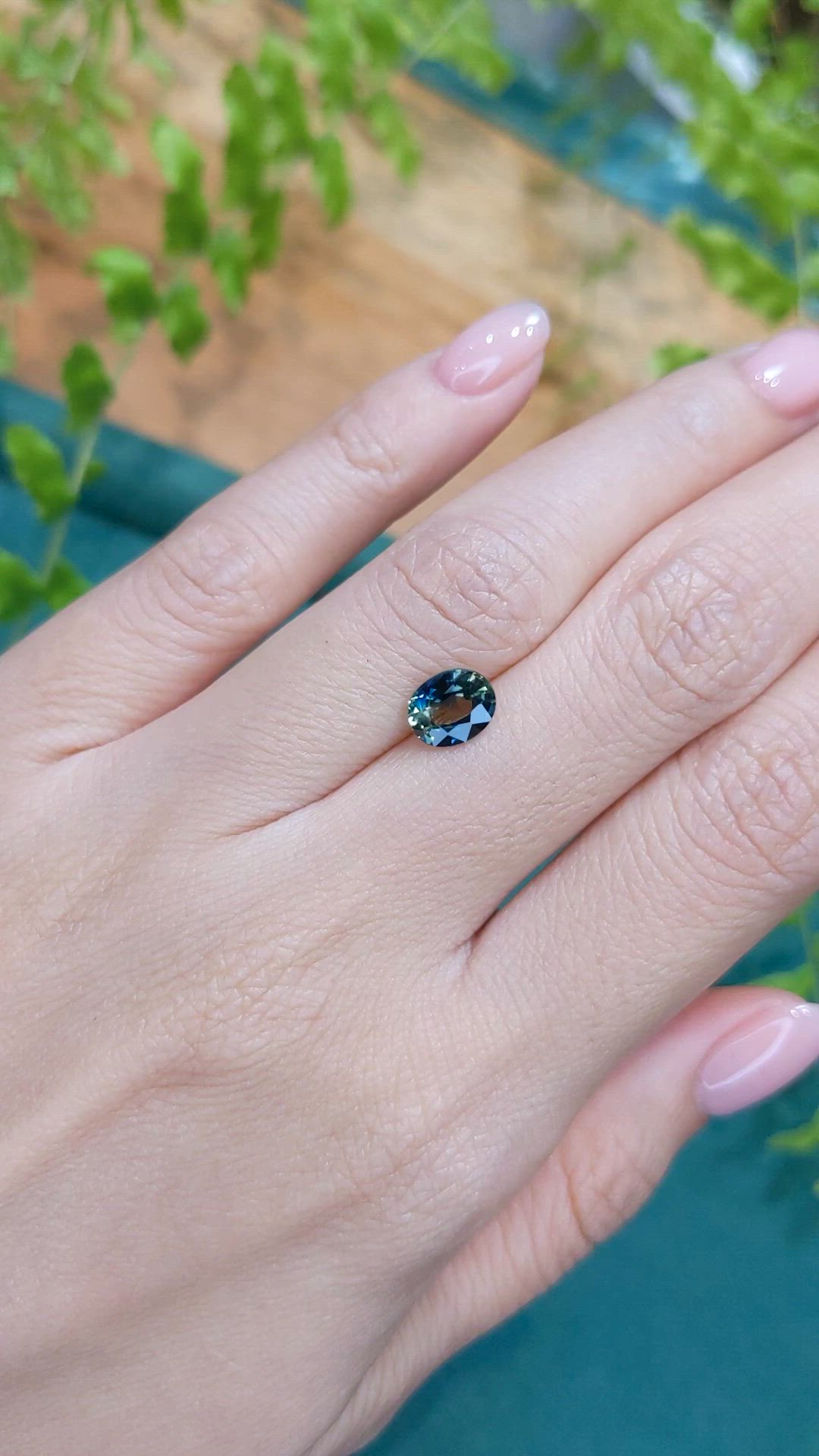 1.48 Ct. Bi Color / Parti Sapphire from Madagascar Size Video