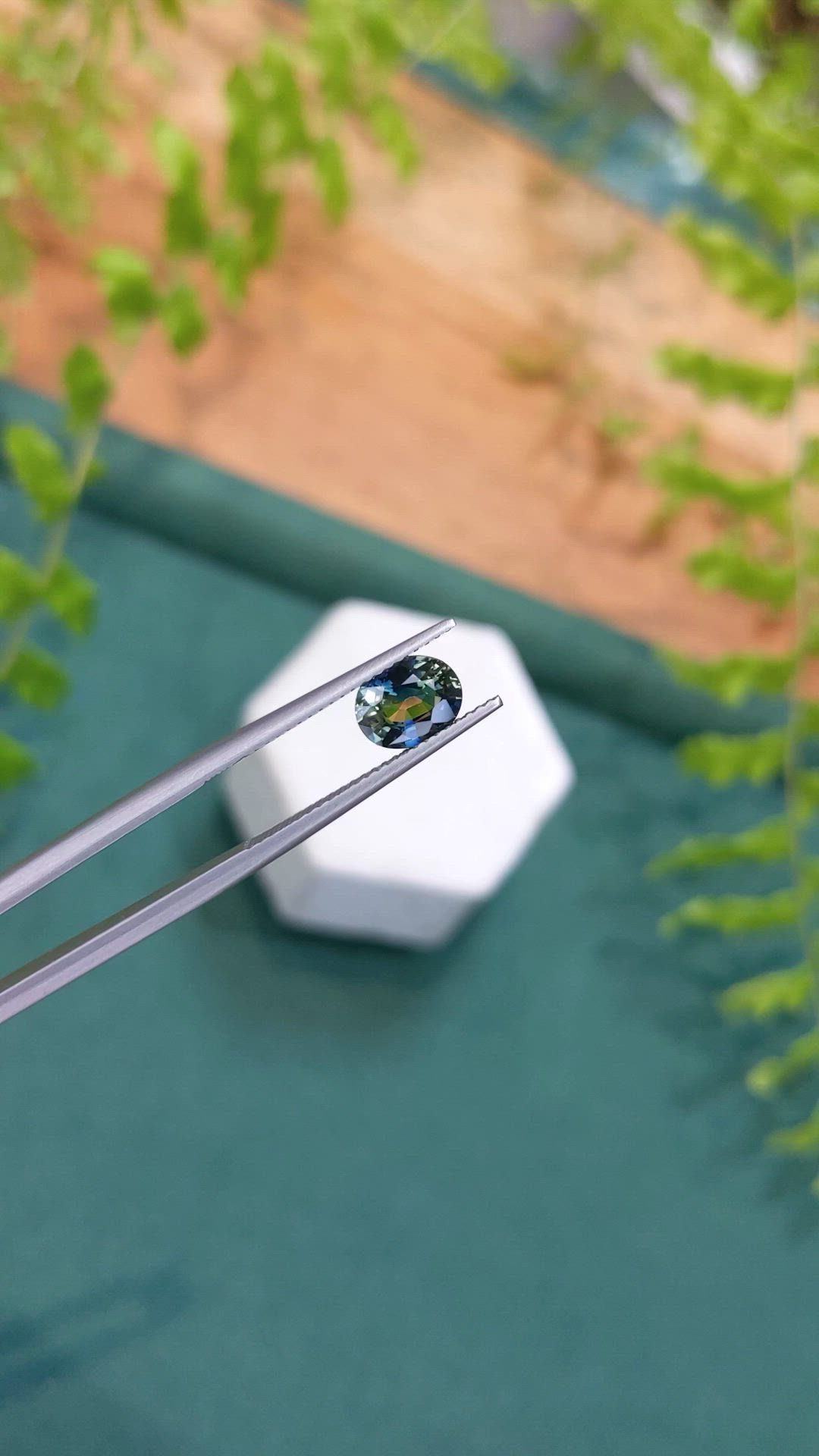 1.48 Ct. Bi Color / Parti Sapphire from Madagascar Size Video