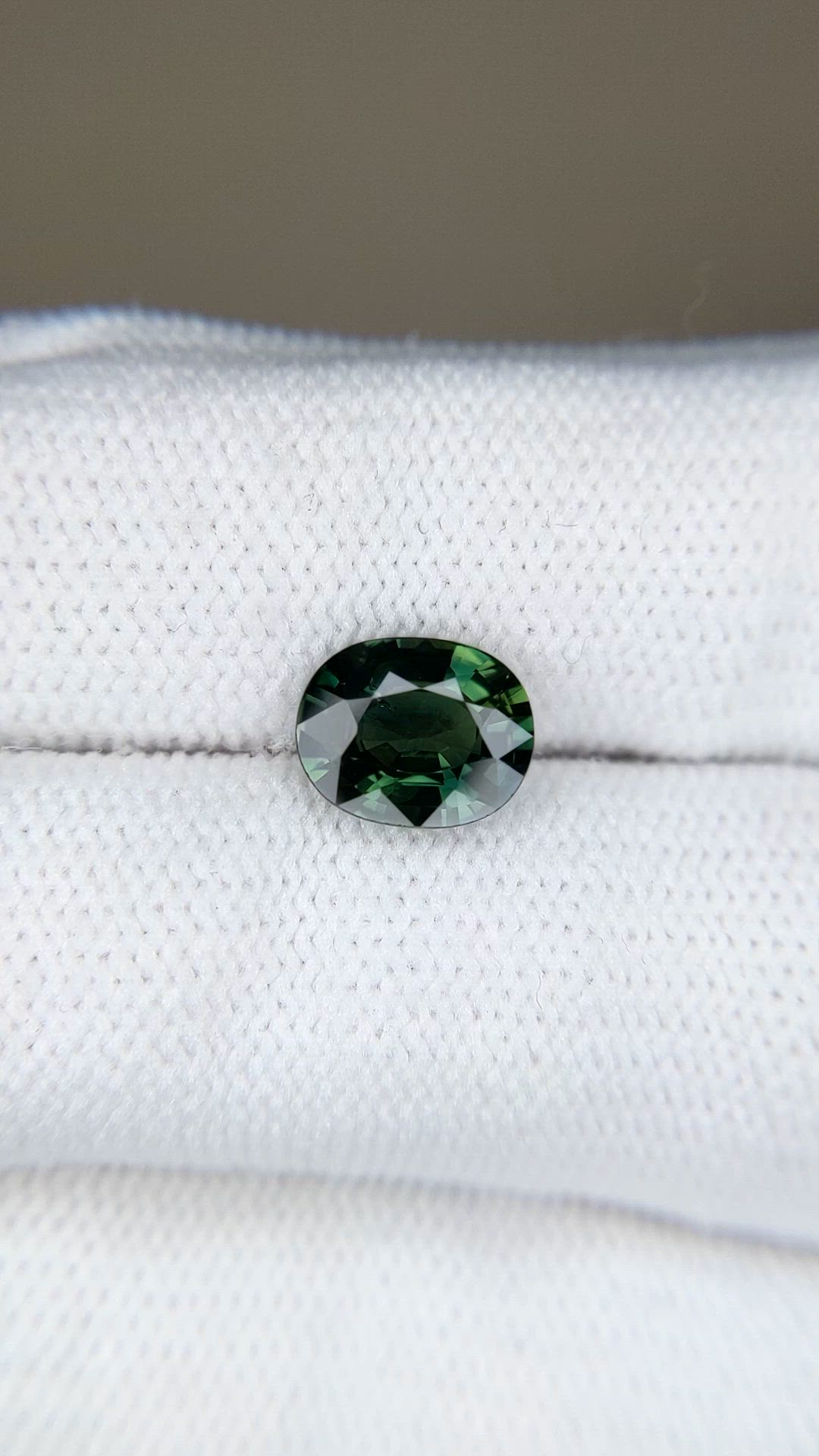 1.80 Ct. Bluish Green Sapphire from Madagascar Size Video