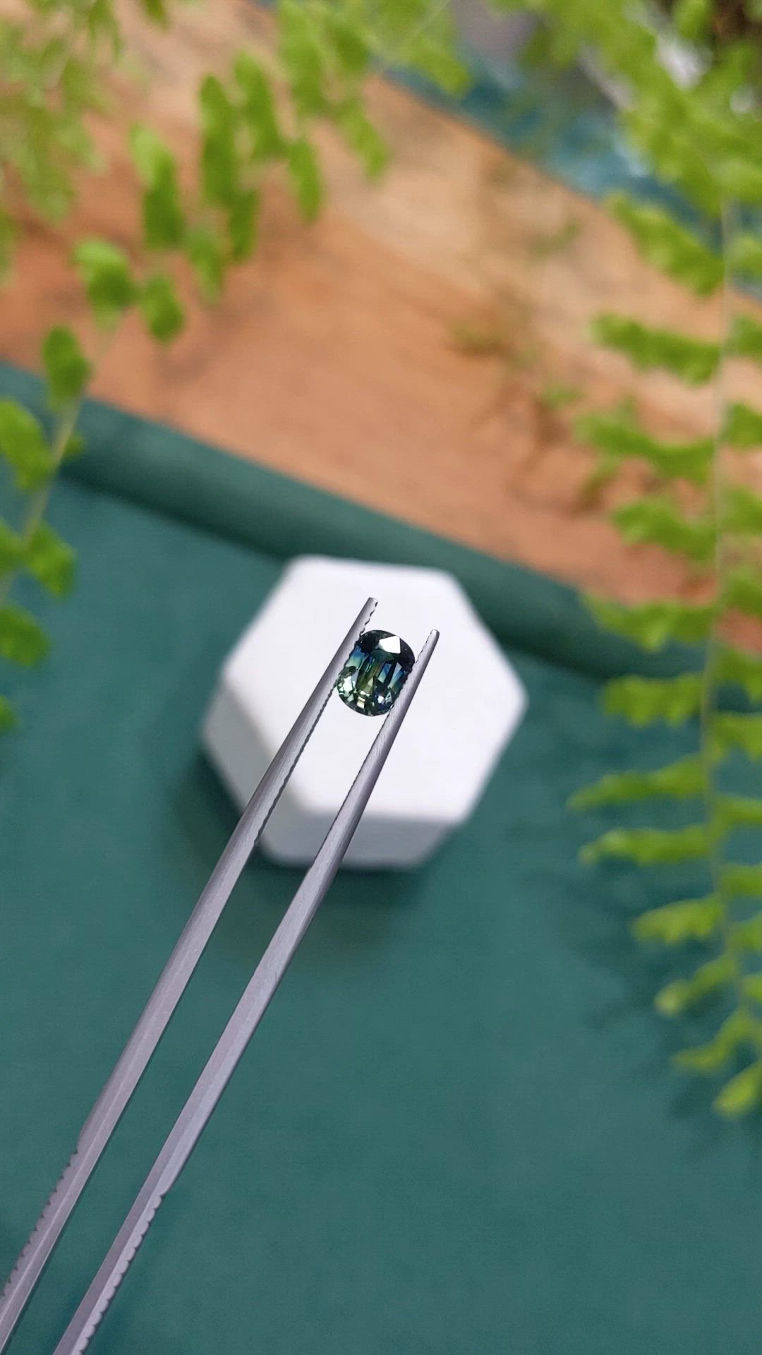 1.05 Ct. Bi Color / Parti Sapphire from Madagascar Size Video