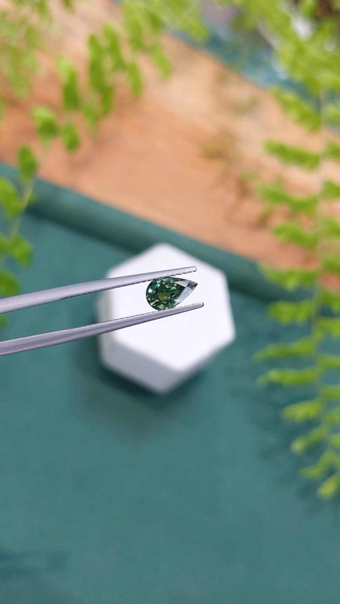1.13 Ct. Yellowish Green Sapphire from Madagascar Size Video