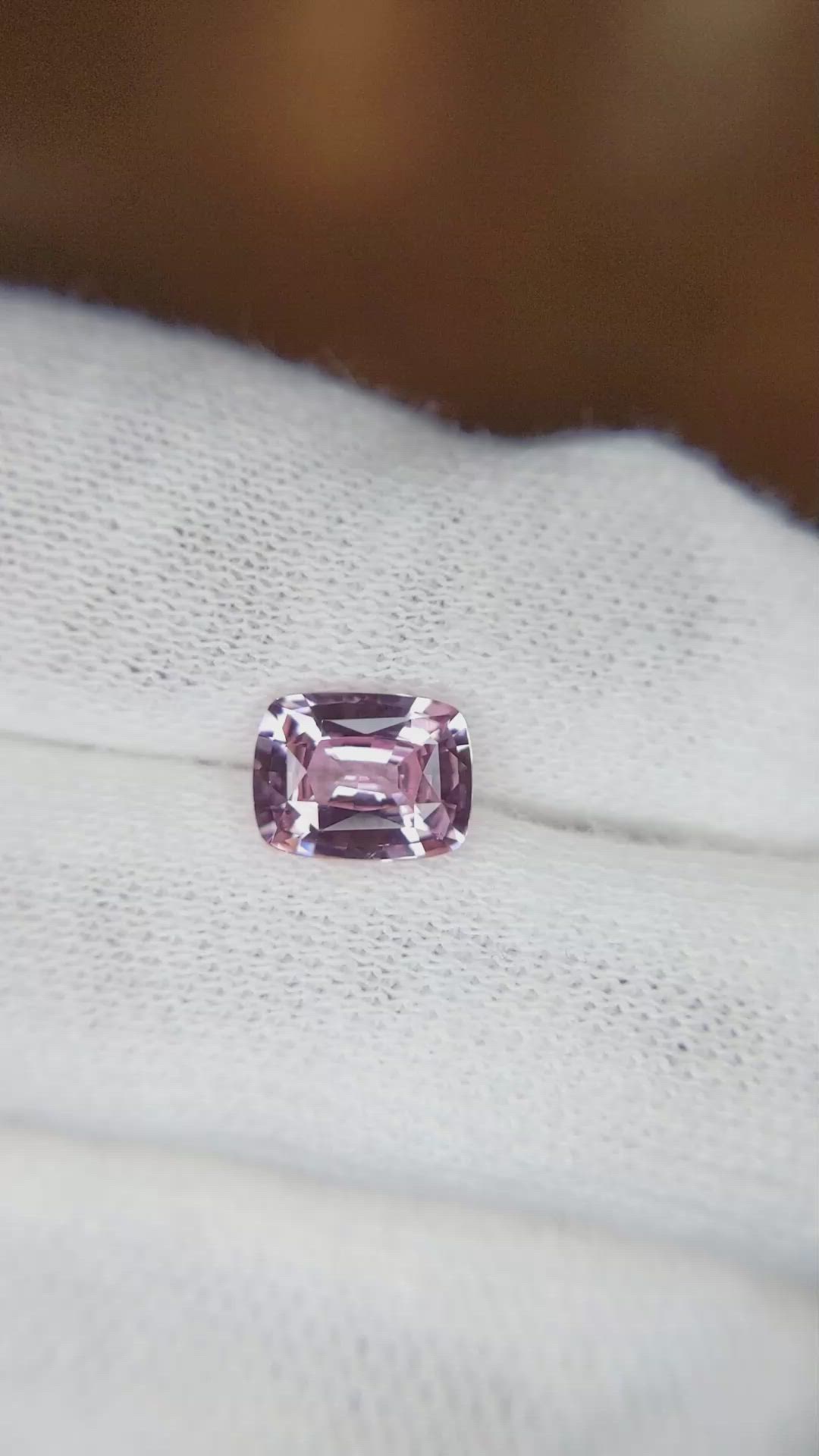 1.71 Ct. Pink Sapphire from Ceylon (Sri Lanka) Size Video