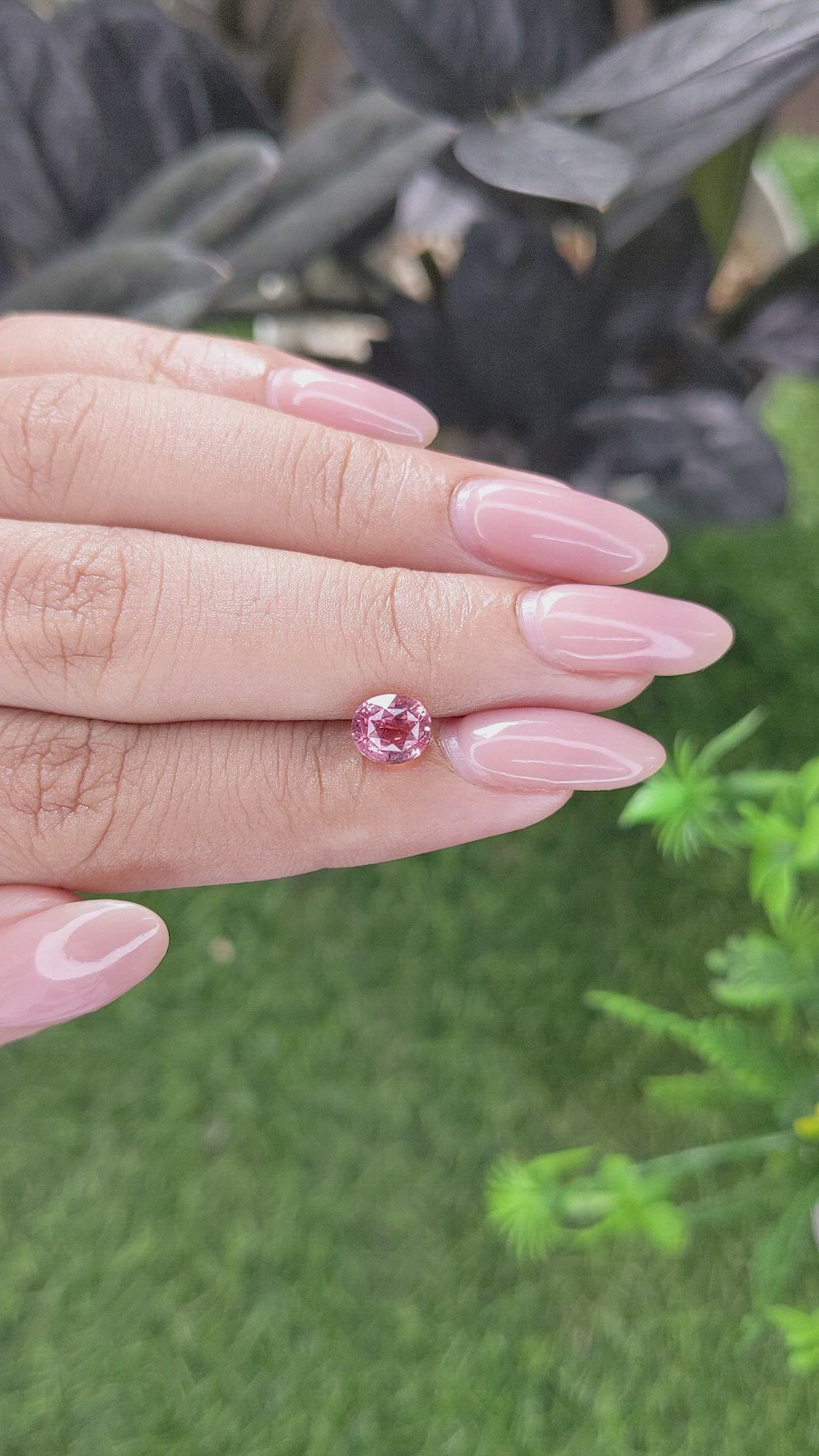 1.51 Ct. Padparadscha Sapphire from Madagascar Size Video
