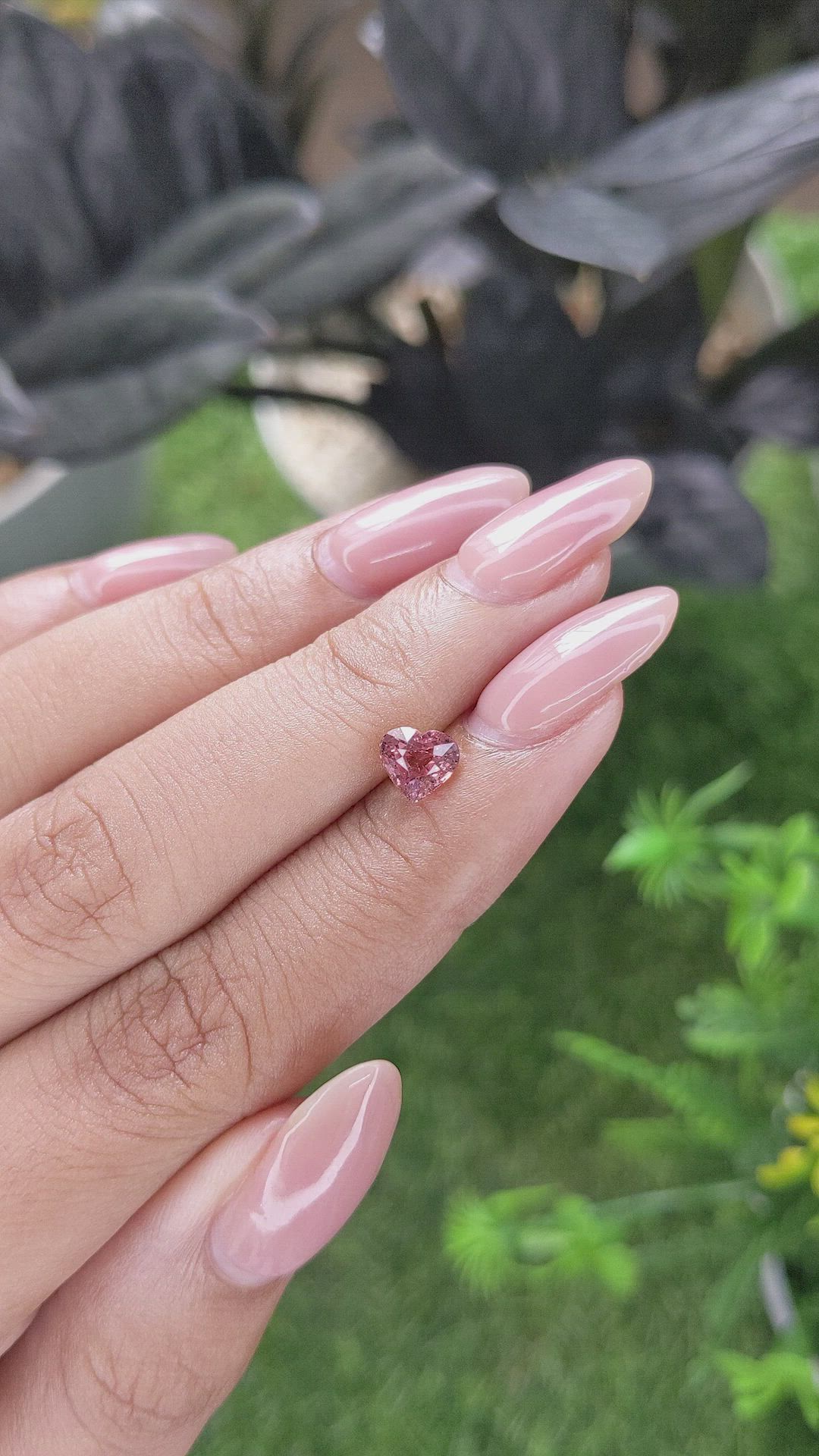 1.03 Ct. Padparadscha Sapphire from Madagascar Size Video