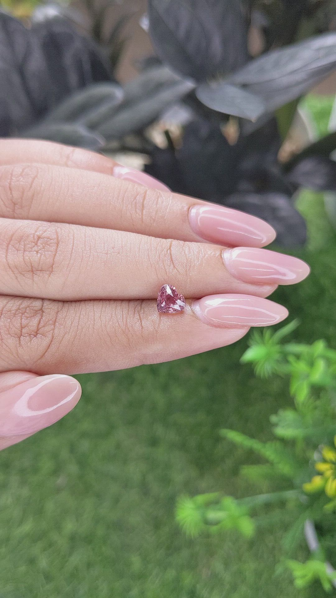 1.03 Ct. Padparadscha Sapphire from Madagascar Size Video