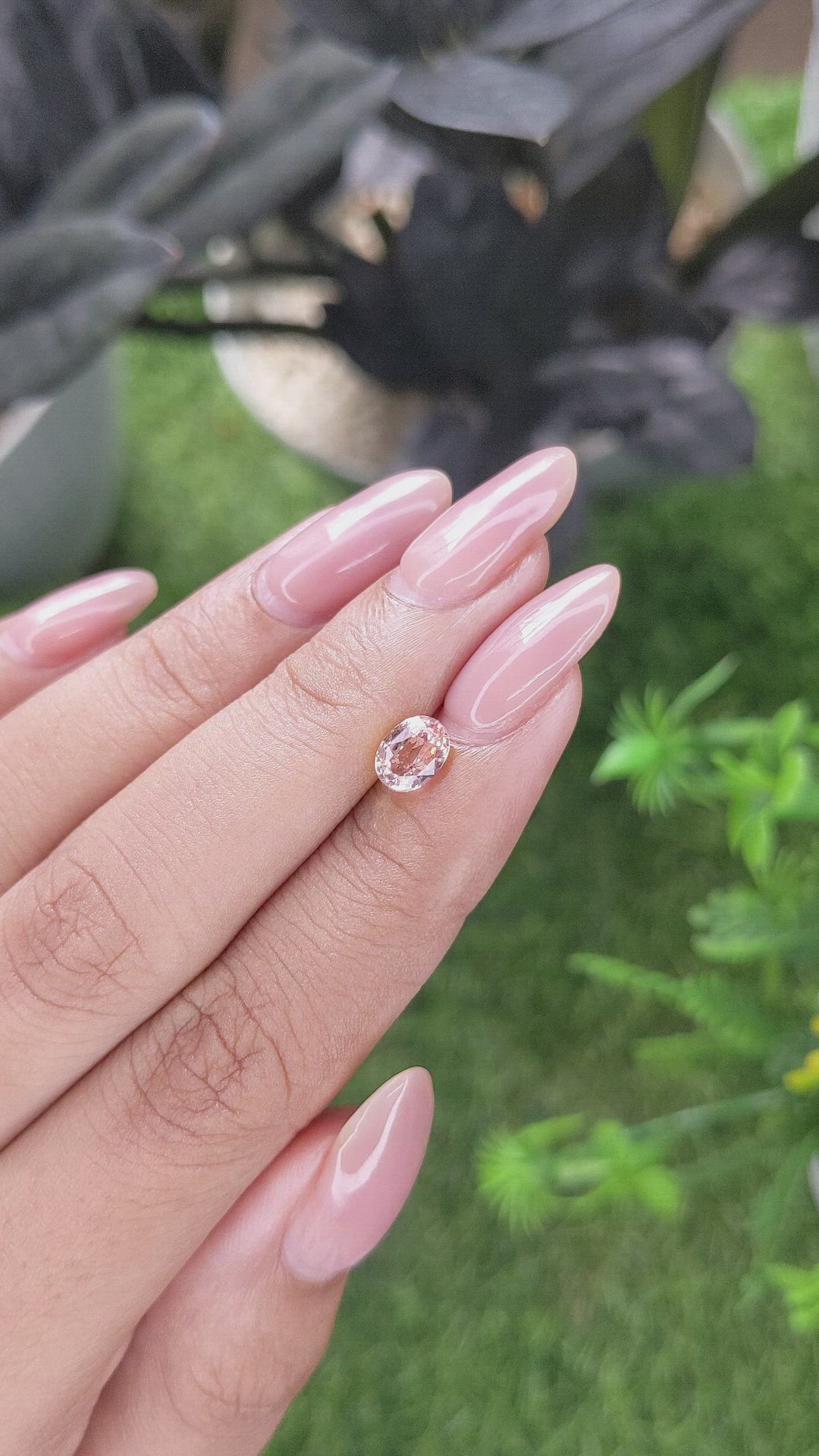 1.11 Ct. Padparadscha Sapphire from Madagascar Size Video