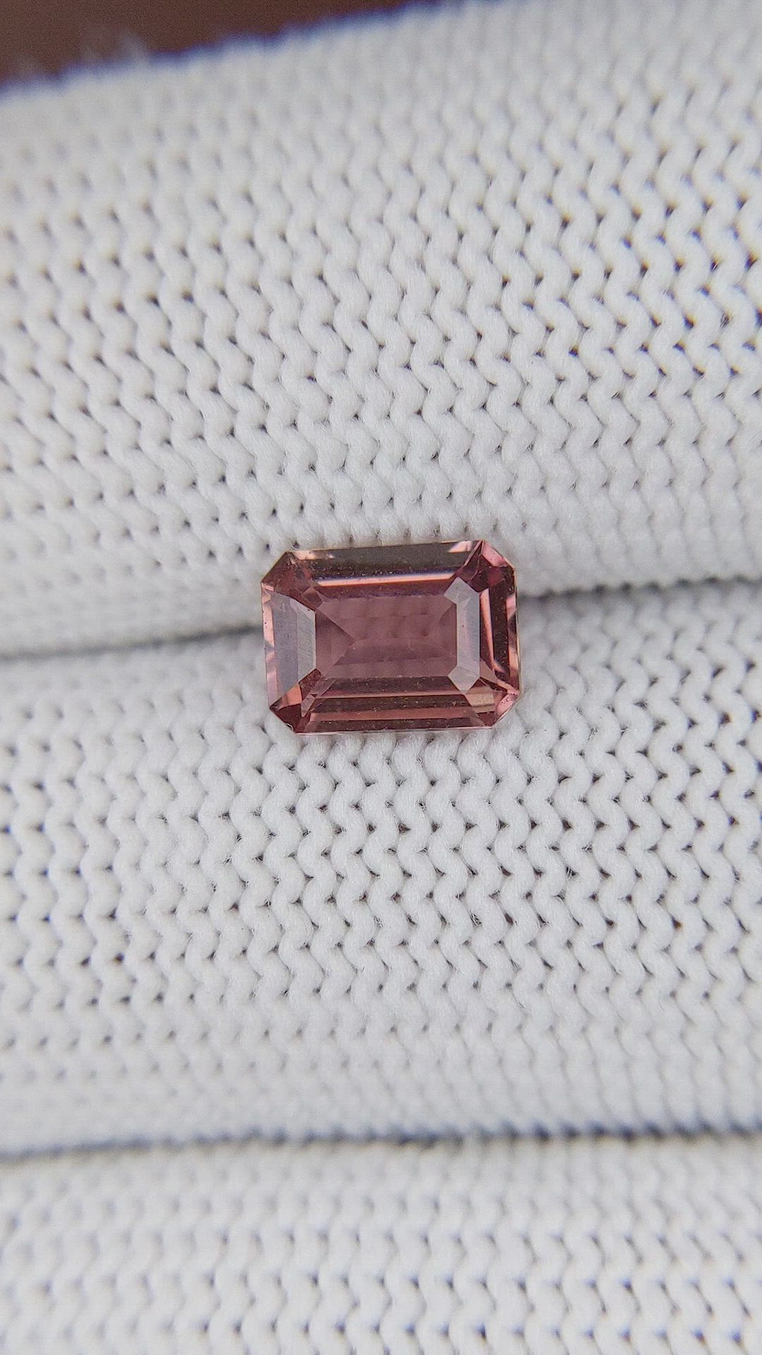 1.54 Ct. Padparadscha Sapphire from Madagascar Size Video