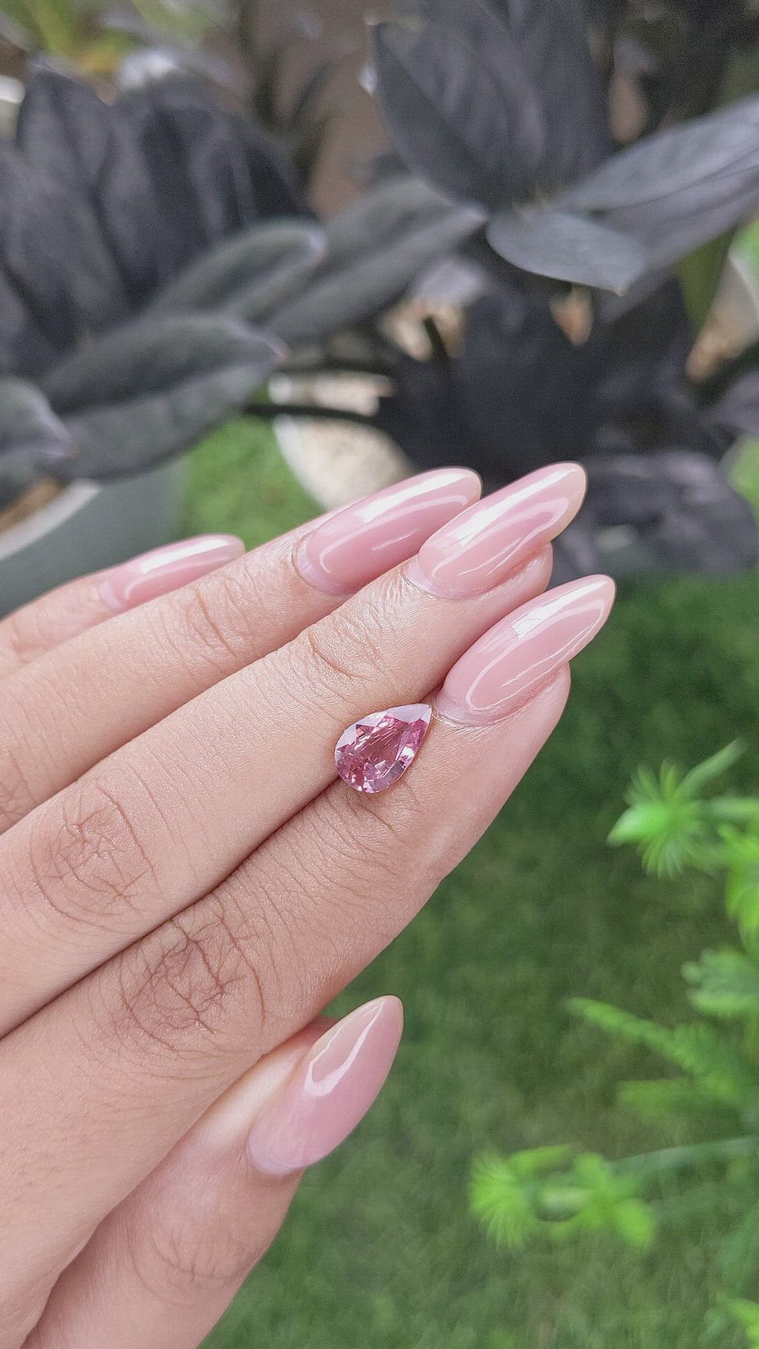 1.55 Ct. Padparadscha Sapphire from Madagascar Size Video