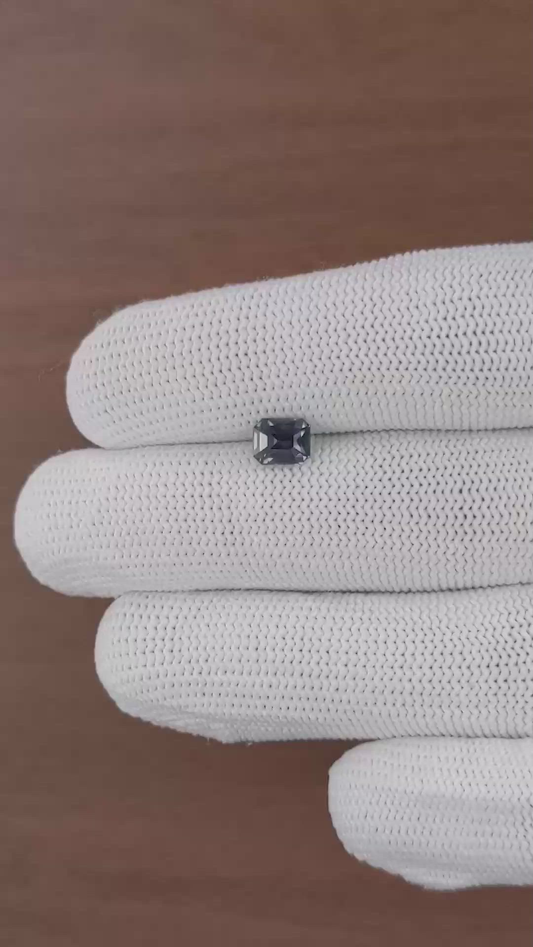 1.18 Ct. Greenish Blue Sapphire from Tanzania Size Video