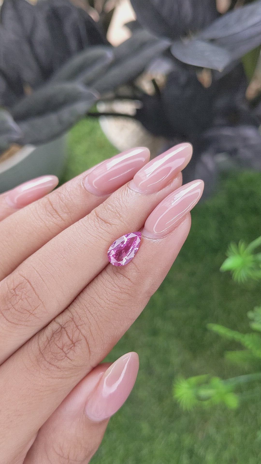 1.64 Ct. Pink Sapphire from Madagascar Size Video