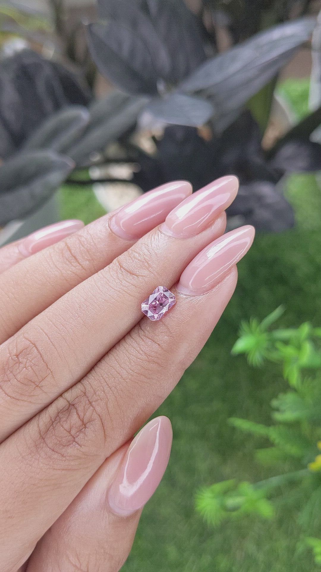 1.06 Ct. Padparadscha Sapphire from Madagascar Size Video