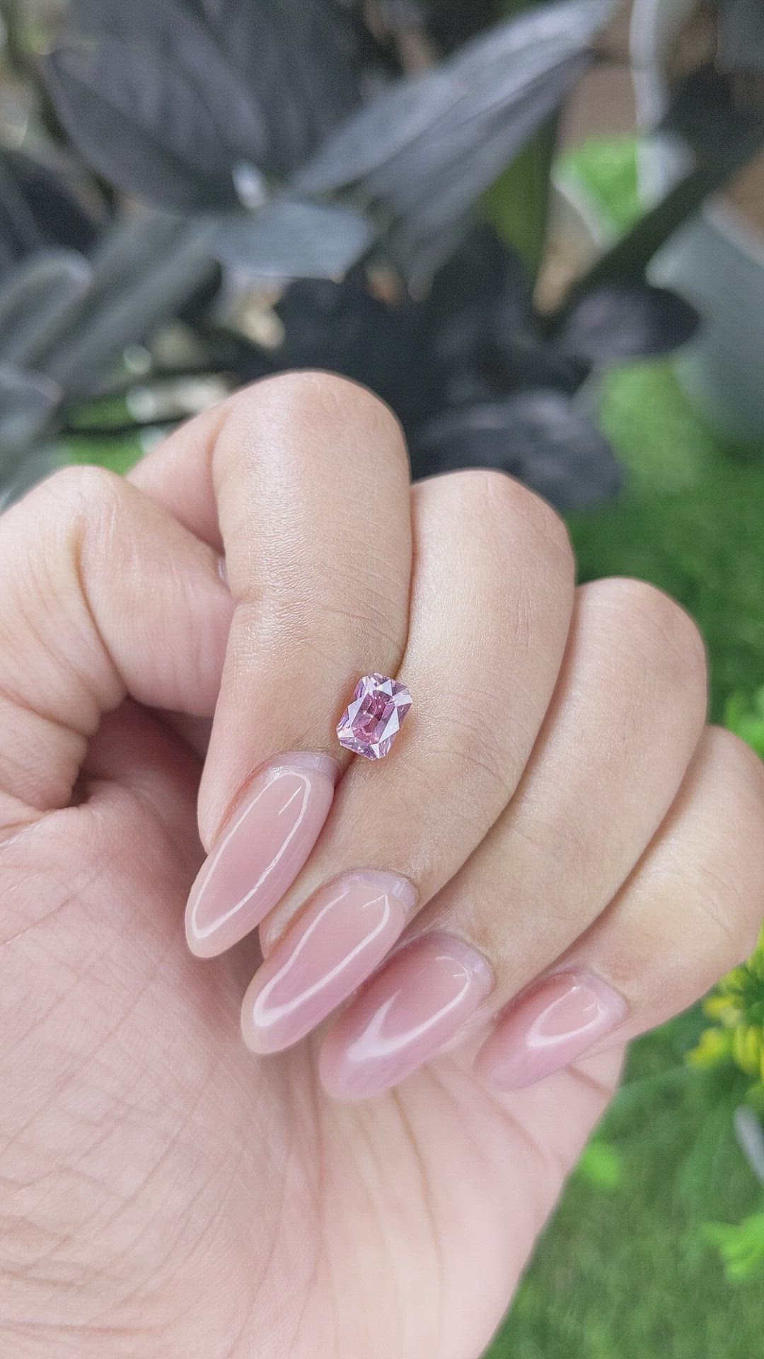 1.06 Ct. Padparadscha Sapphire from Madagascar Size Video