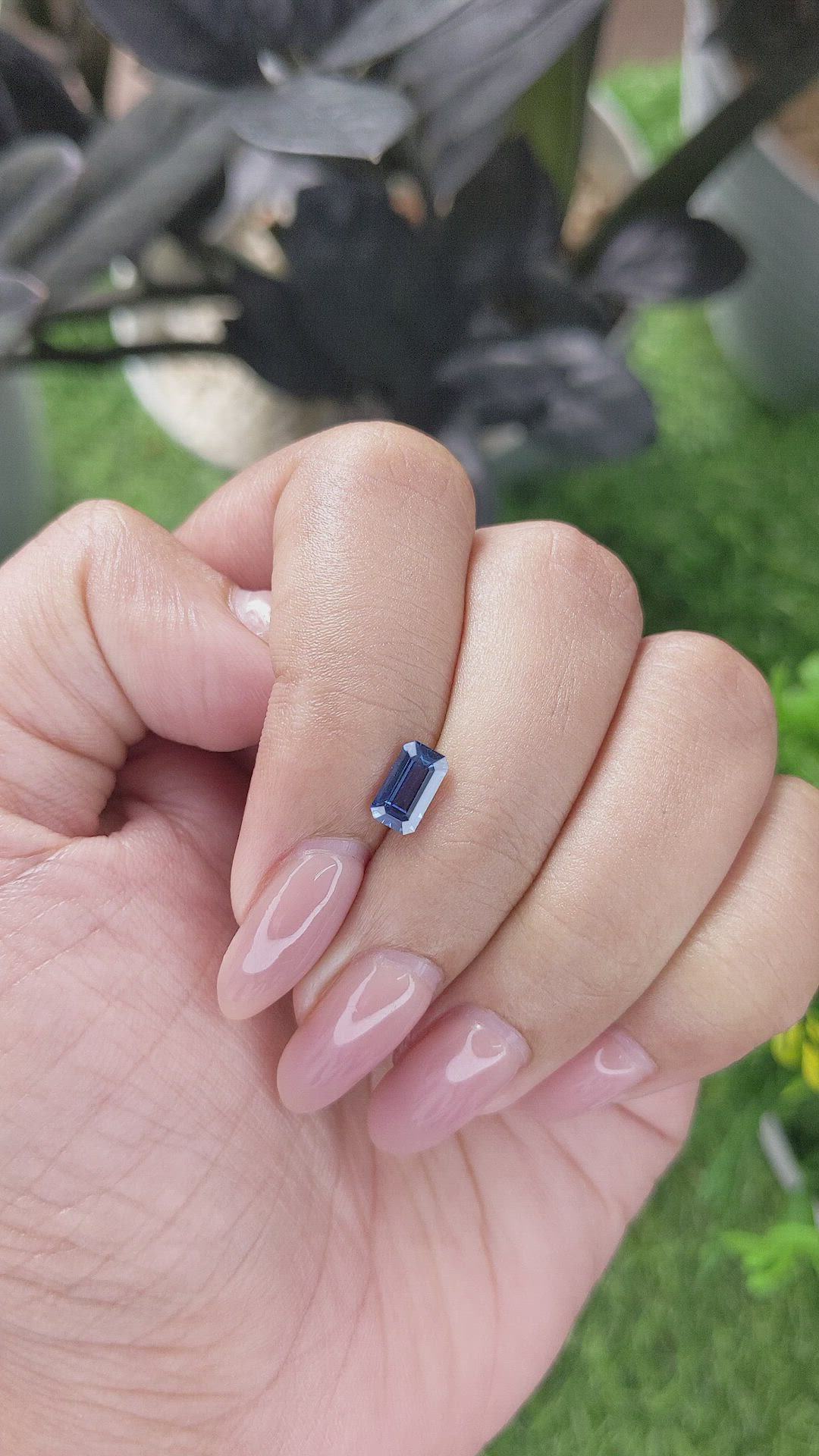 1.01 Ct. Blue Sapphire from Madagascar Size Video