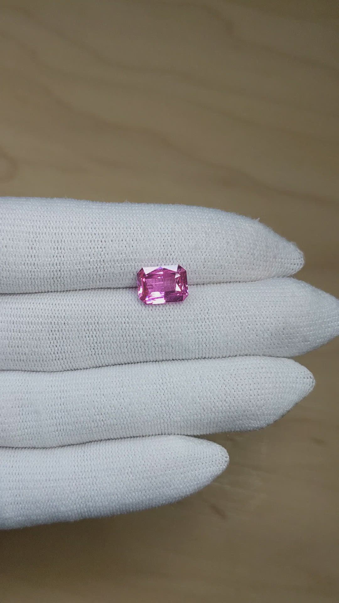4.01 Ct. Purplish Pink Sapphire from Madagascar Size Video