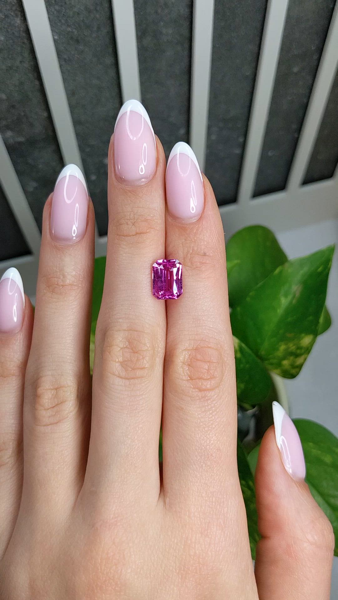 4.01 Ct. Purplish Pink Sapphire from Madagascar Size Video