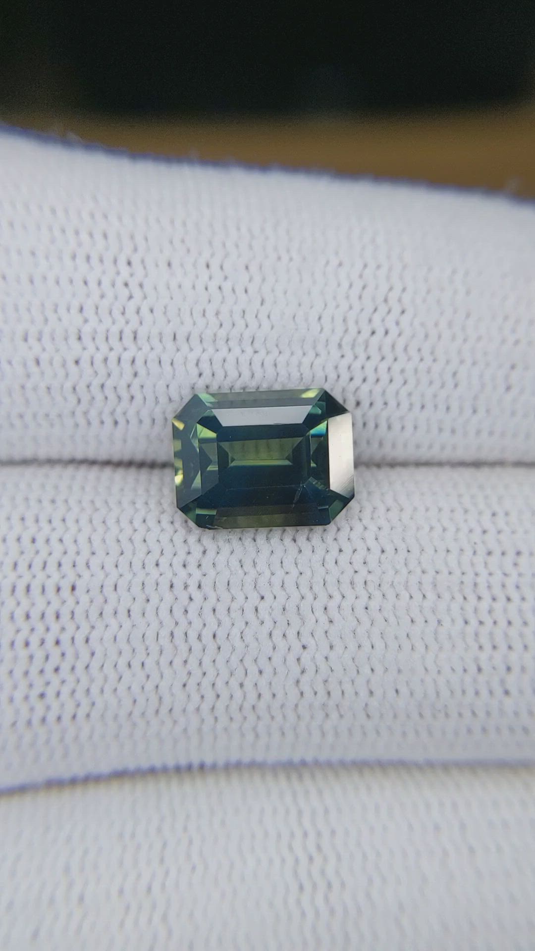 3.77 Ct. Green Sapphire from Madagascar Size Video