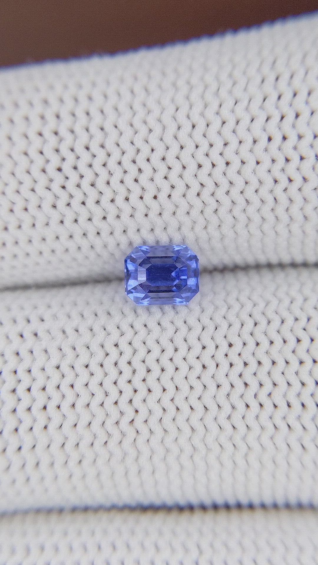 1.10 Ct. Blue Sapphire from Tanzania Size Video