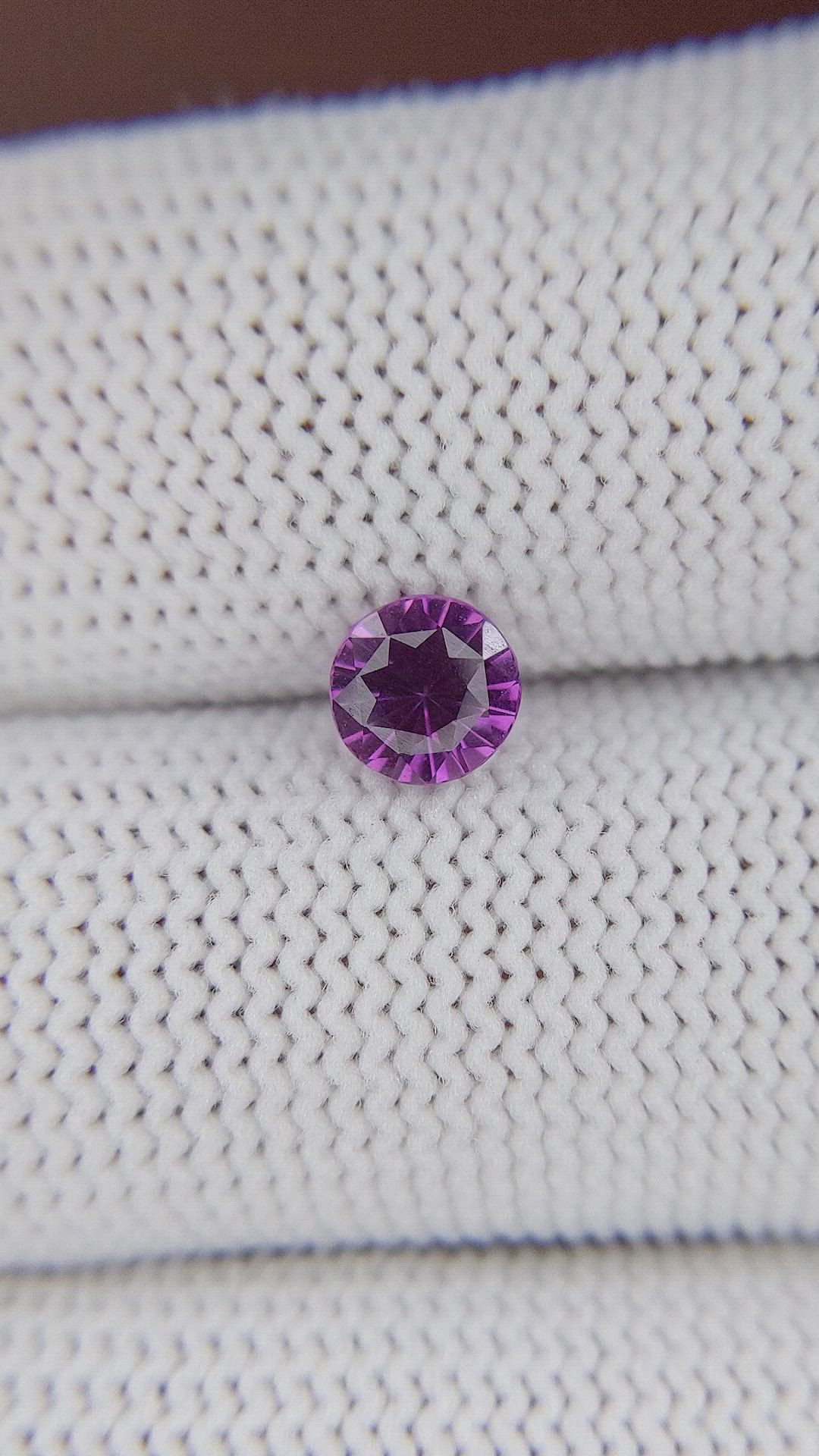 1.02 Ct. Pinkish Purple Sapphire from Tanzania Size Video