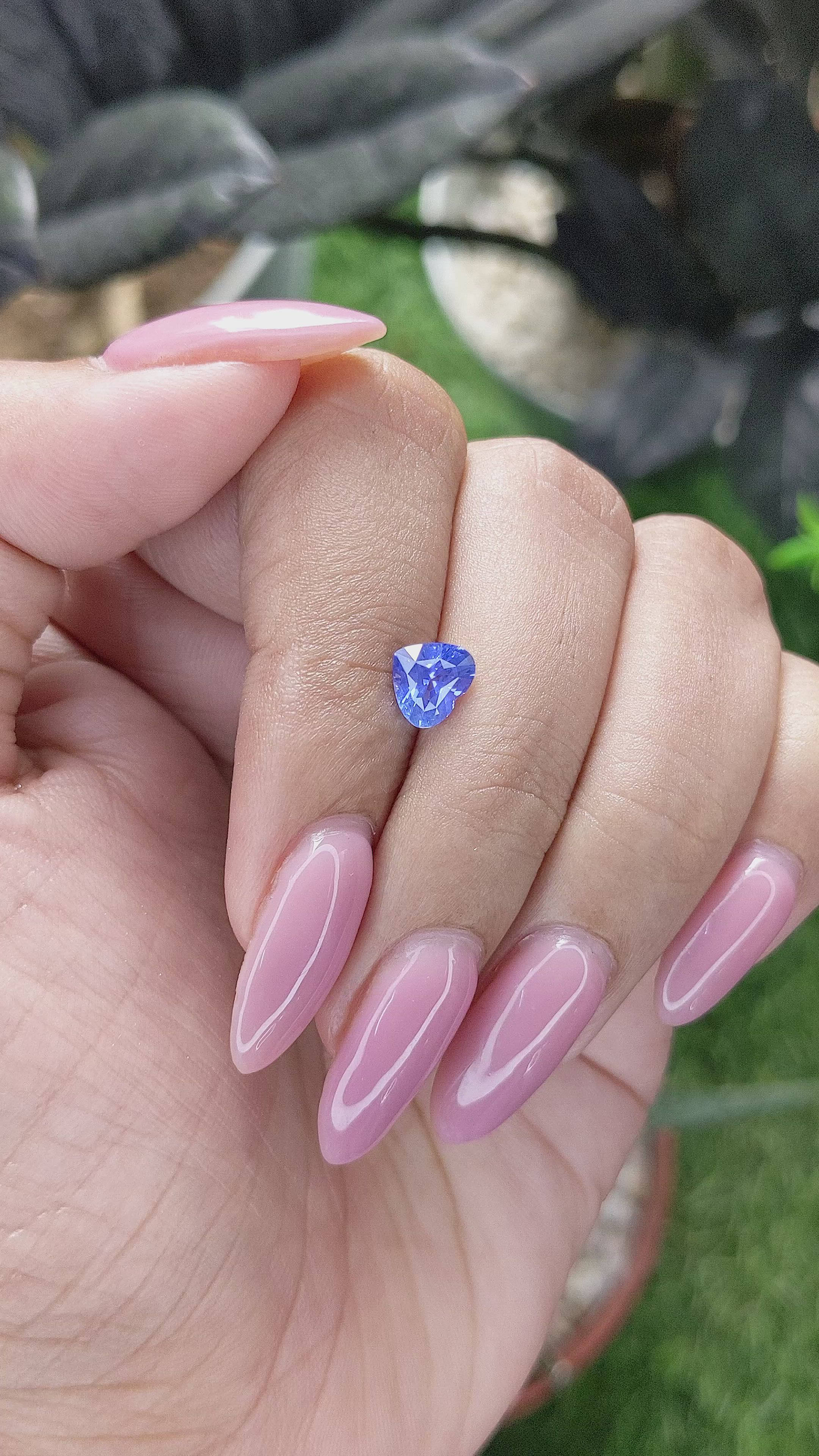 1.13 Ct. Blue Sapphire from Tanzania Size Video
