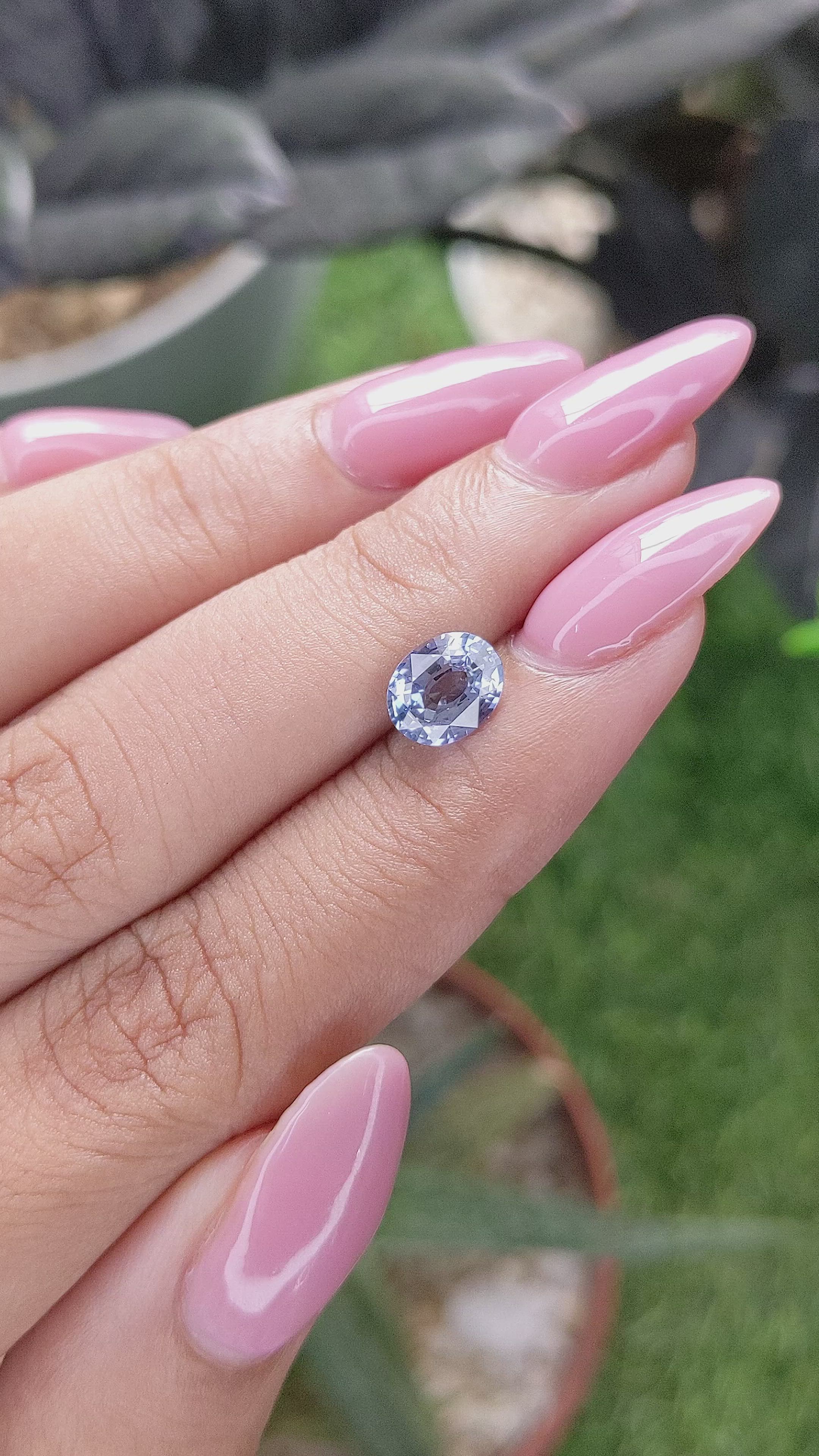 1.64 Ct. Blue Sapphire from Madagascar Size Video